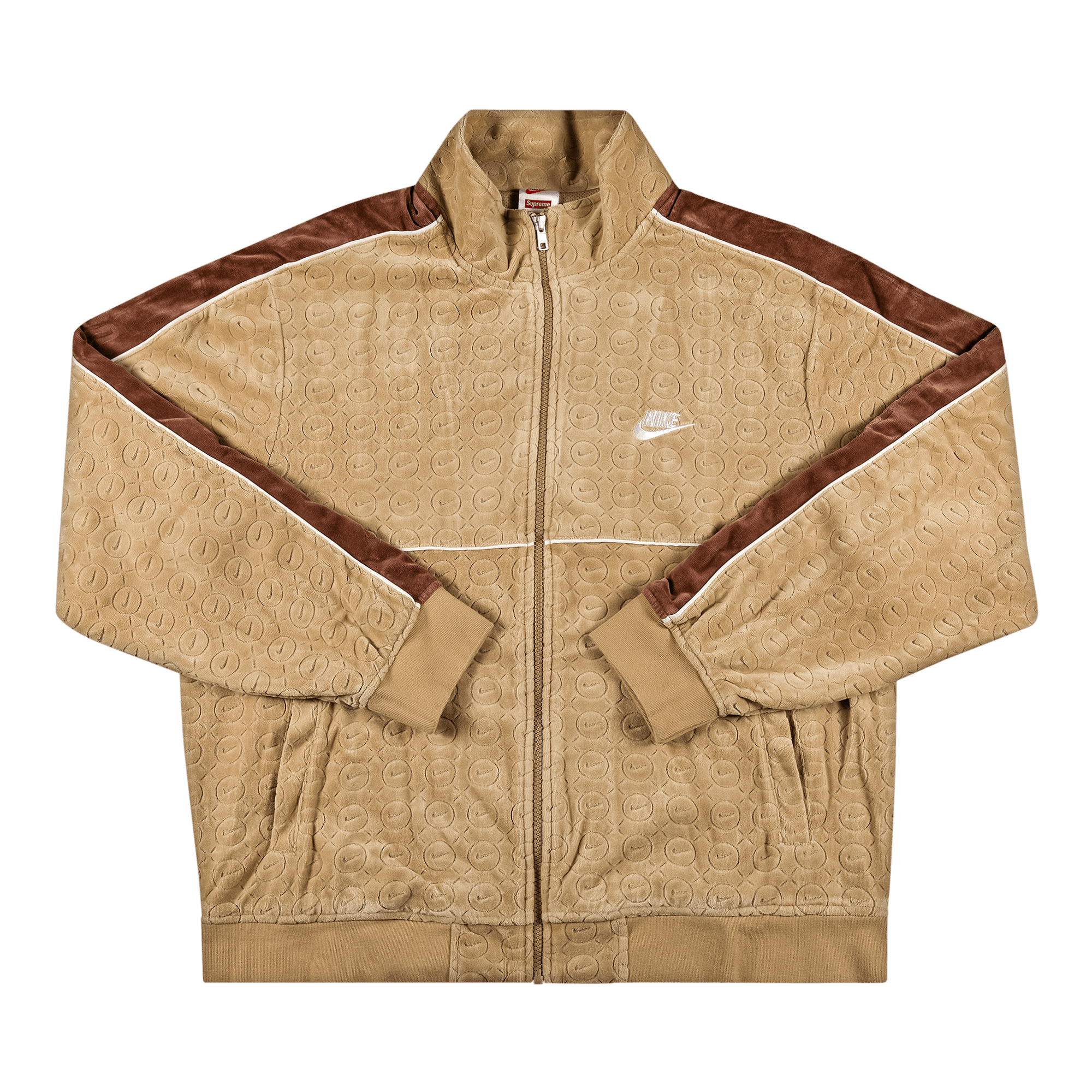 Supreme x Nike Velour Track Jacket 'Tan'