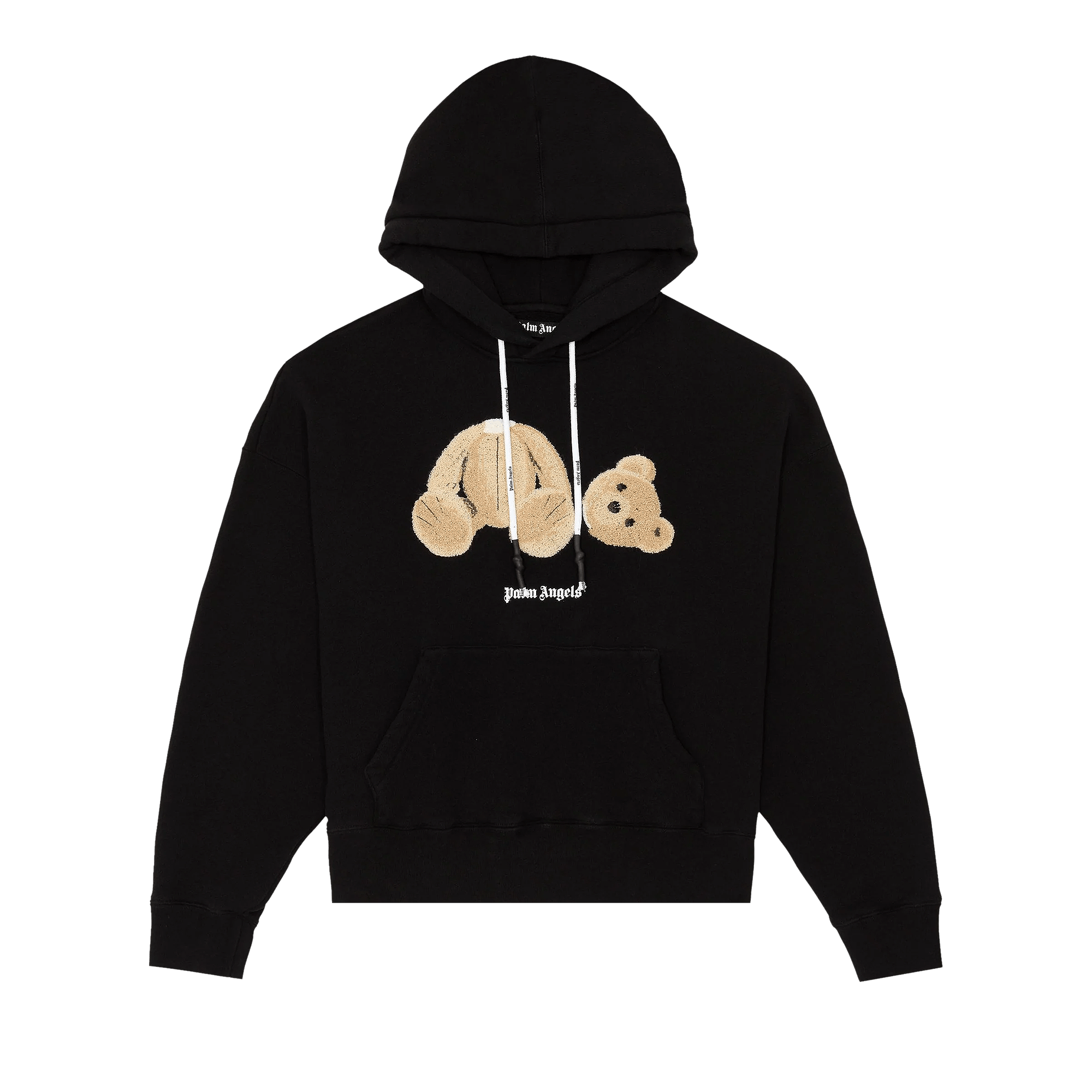 Palm Angels Bear Hoodie 'Black/Brown'