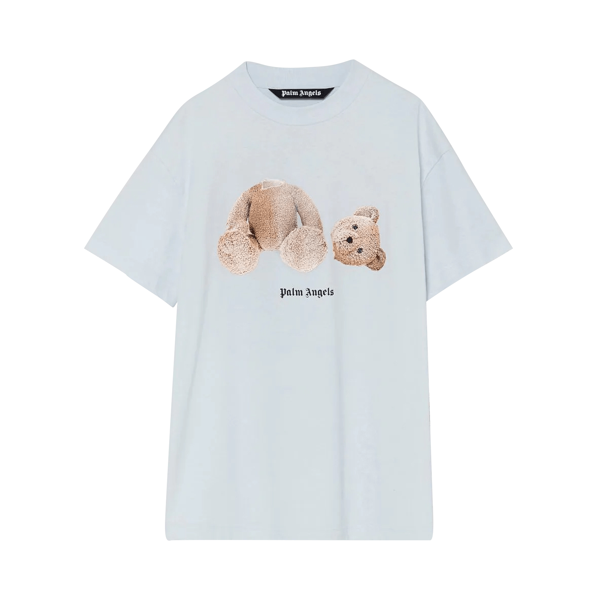 Palm Angels Bear Classic Tee 'Illusion Blue/Brown'
