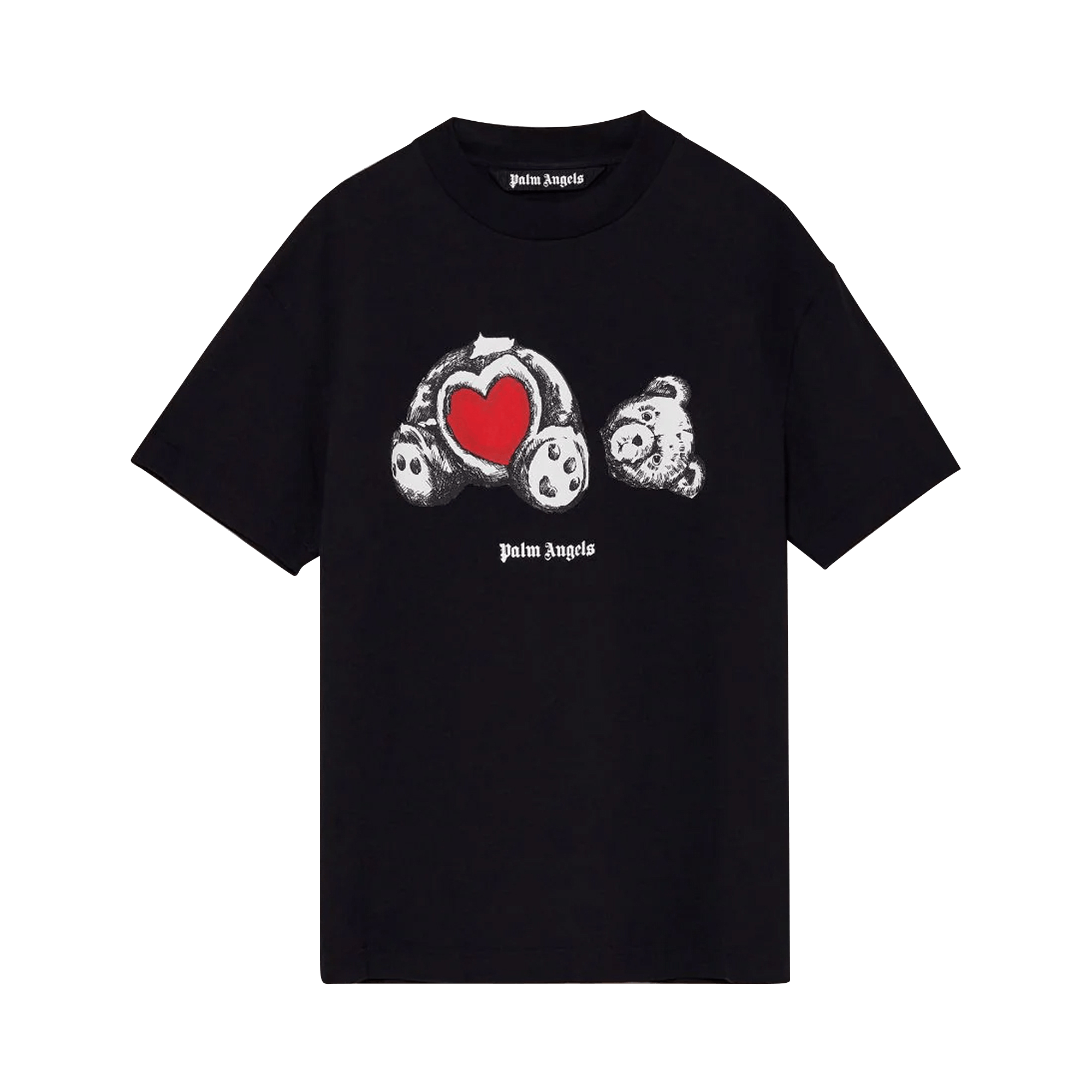 Palm Angels Bear In Love Classic Tee 'Black/White'
