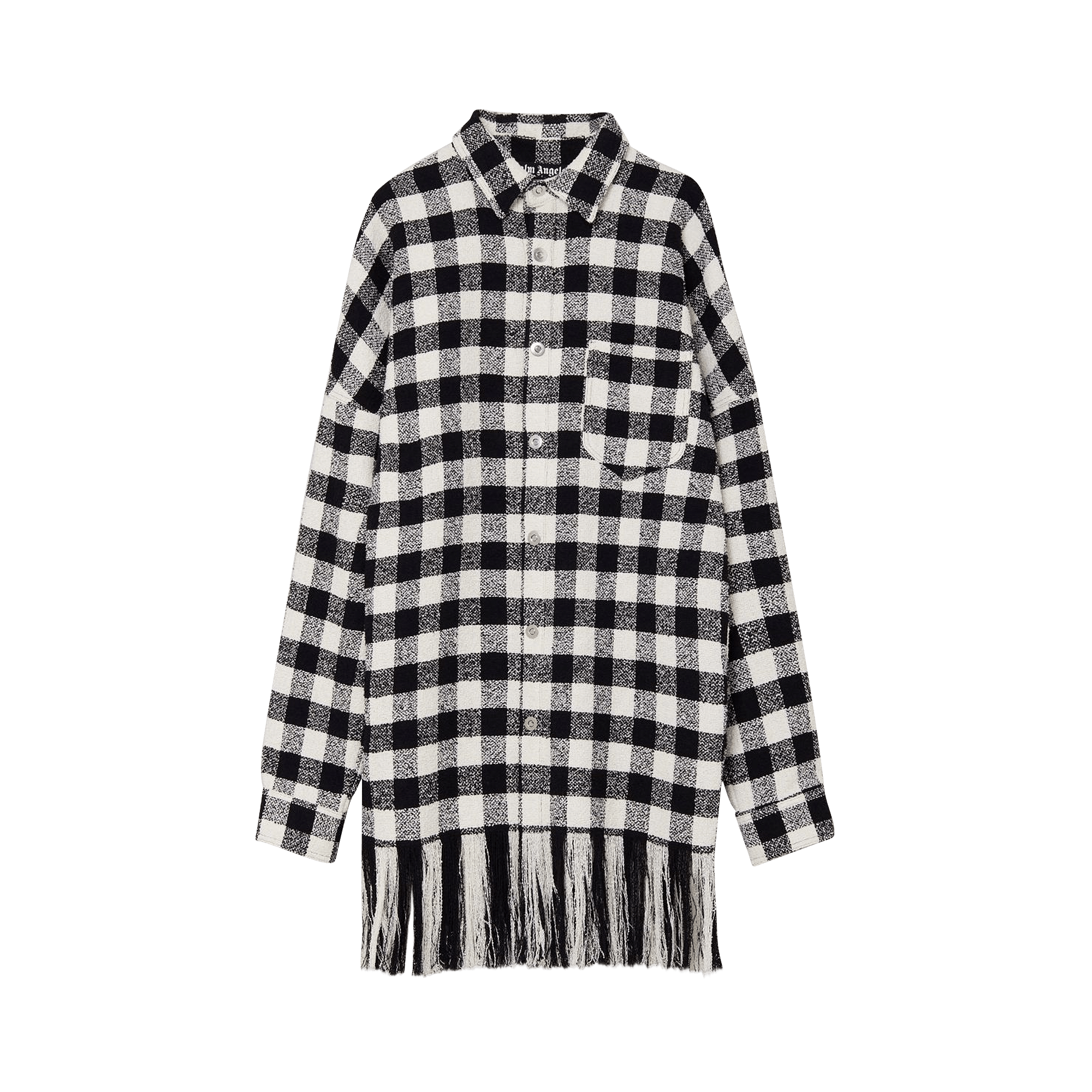 Palm Angels Classic Logo Overshirt 'Black/White'