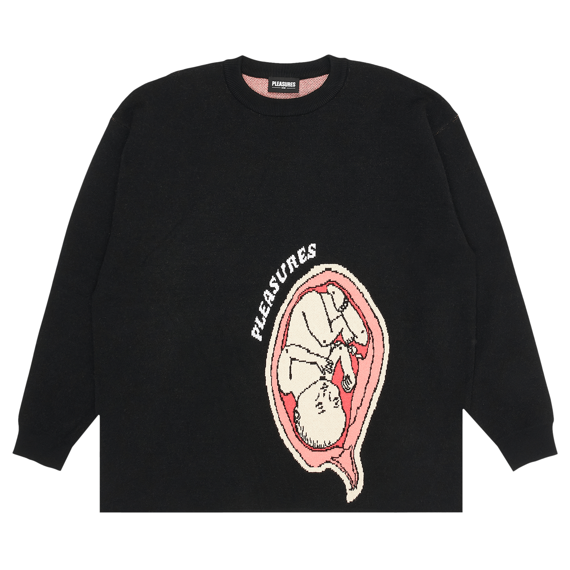 Pleasures Utero Jaquard Sweater 'Black'
