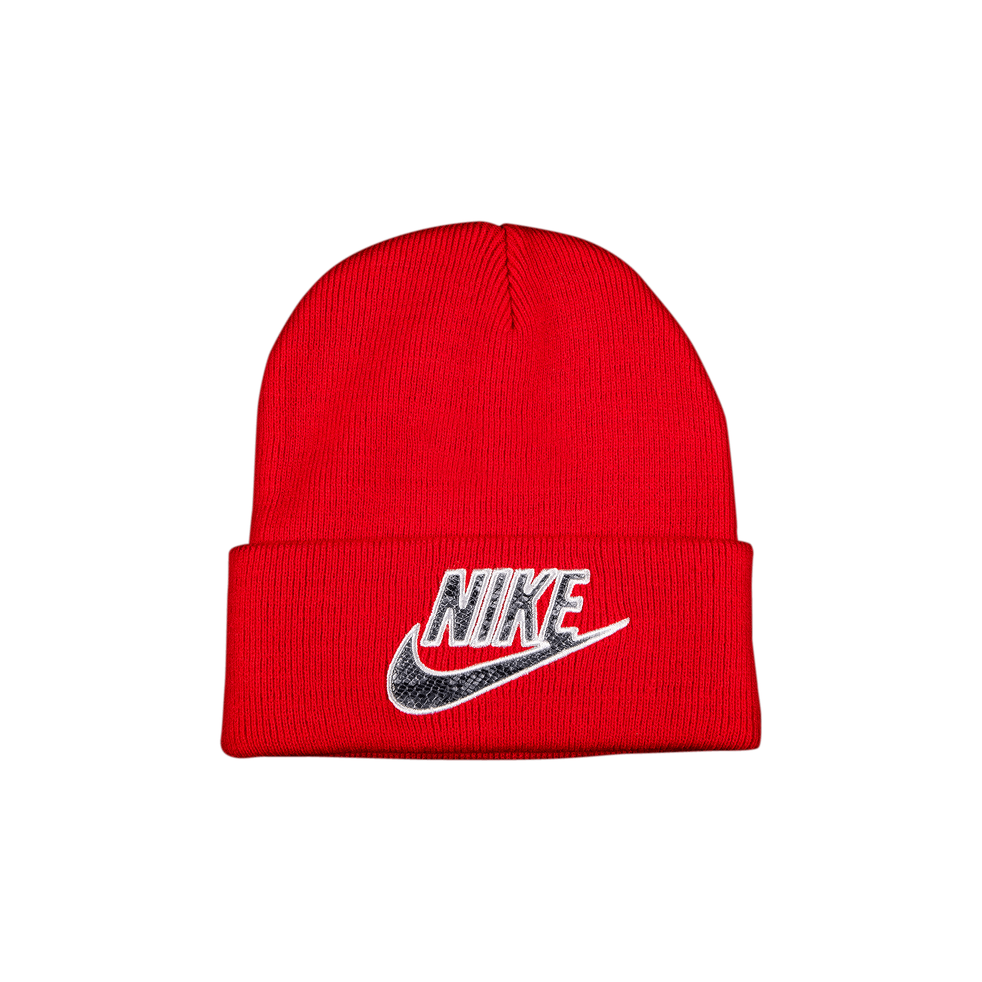 Supreme x Nike Snakeskin Beanie 'Red'