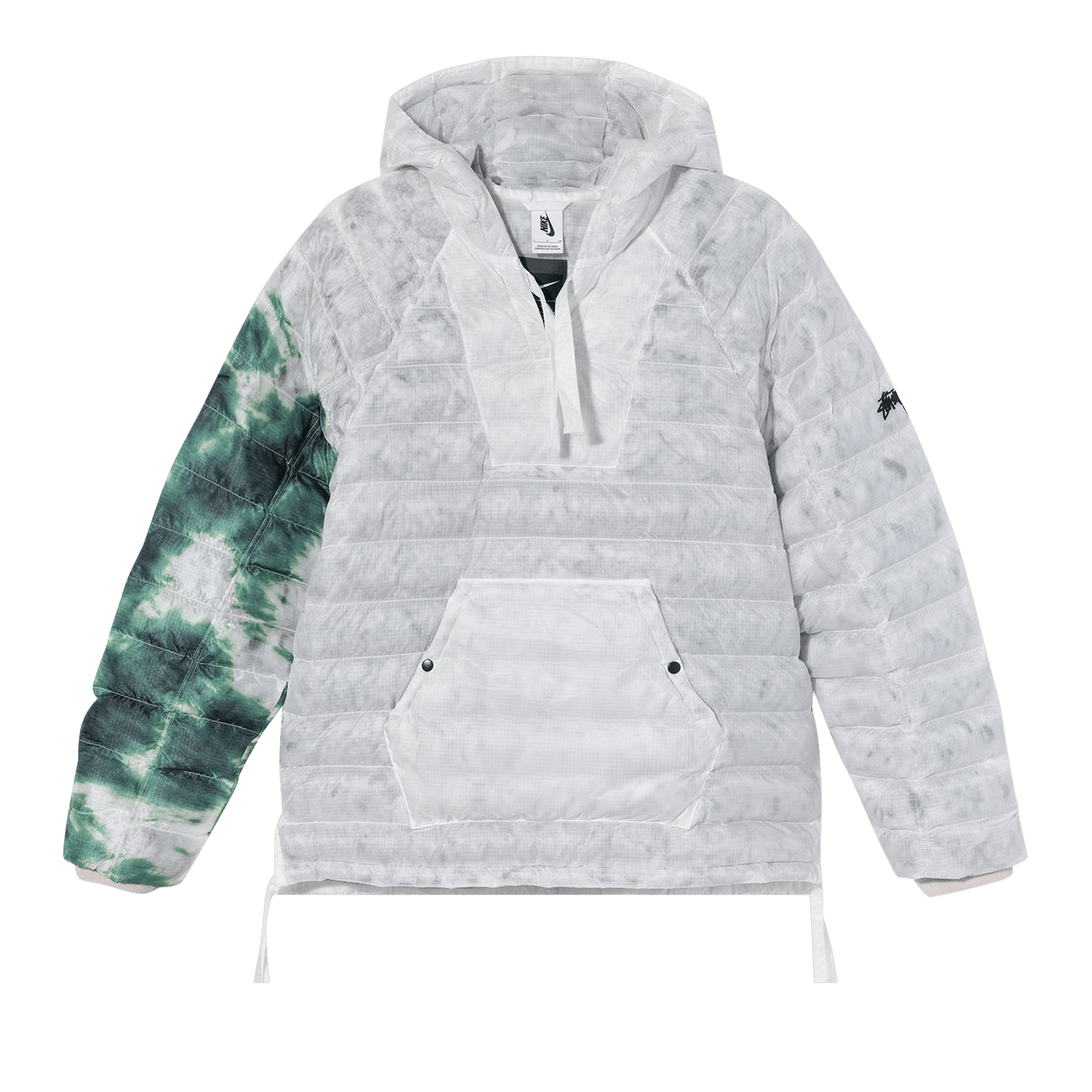 Nike x Stussy Insulated Pullover Jacket 'White/Gorge Green'
