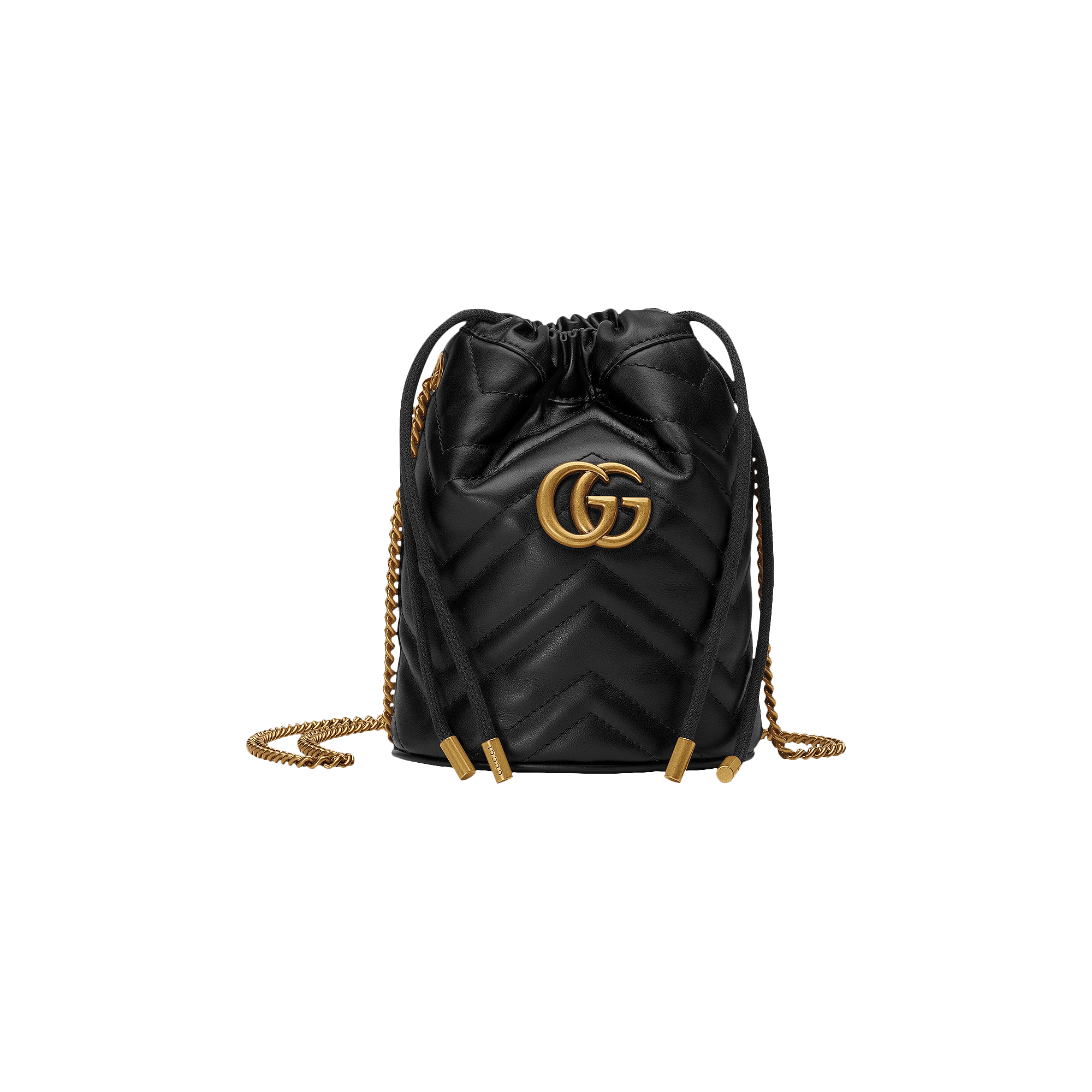 Gucci GG Marmont Mini Bucket Bag 'Black'