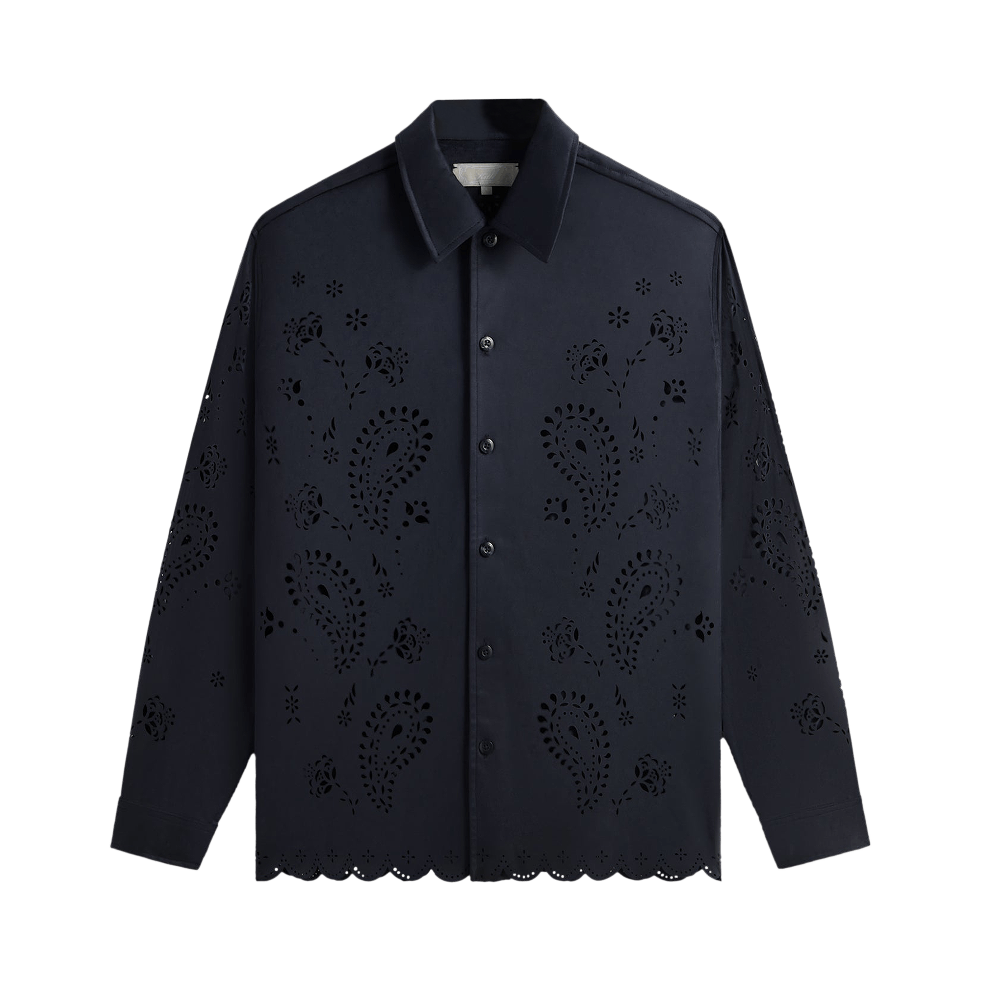 Kith Isaac Microsuede Long-Sleeve Button Down Shirt 'Define'