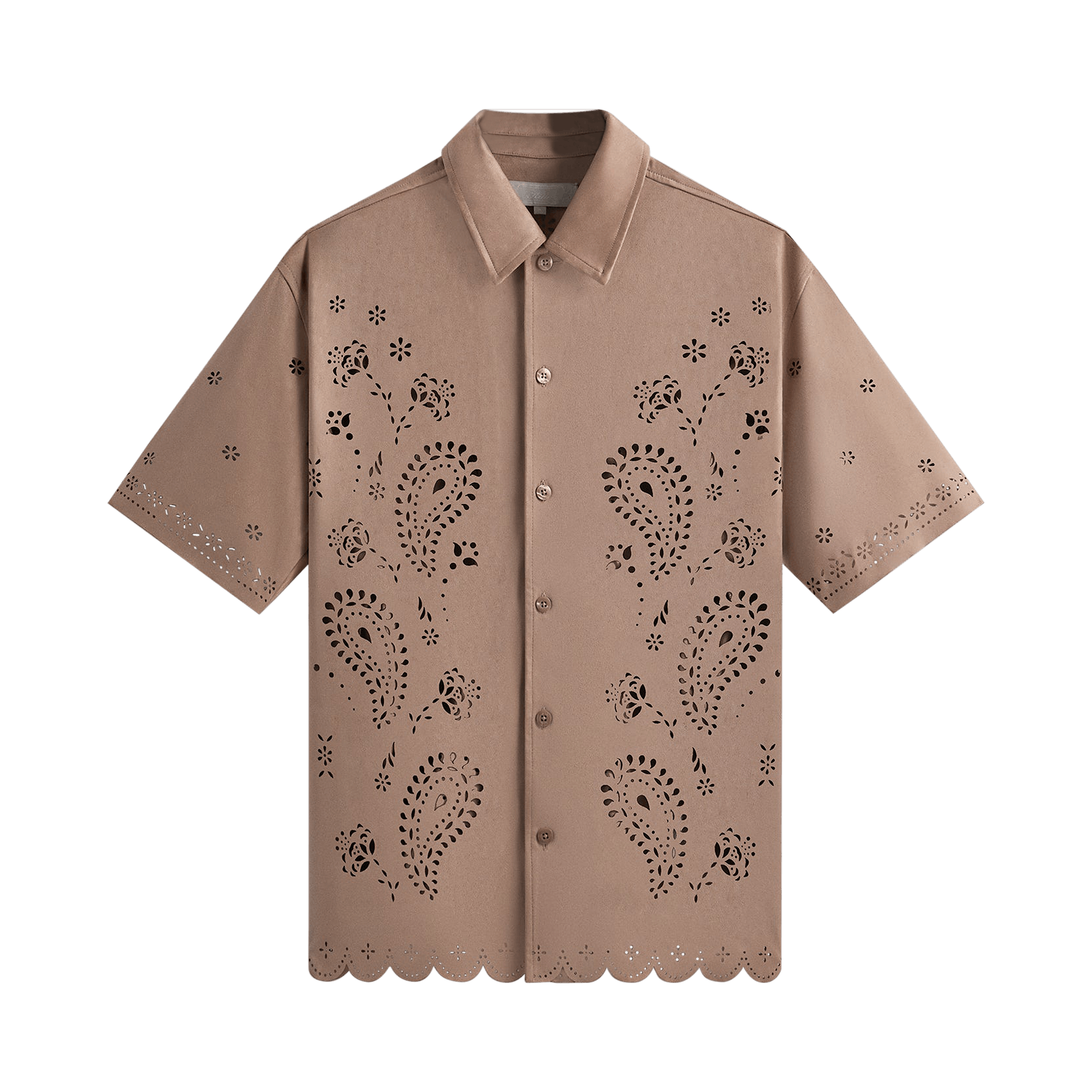 Kith Isaac Microsuede Button Down Shirt 'Share'