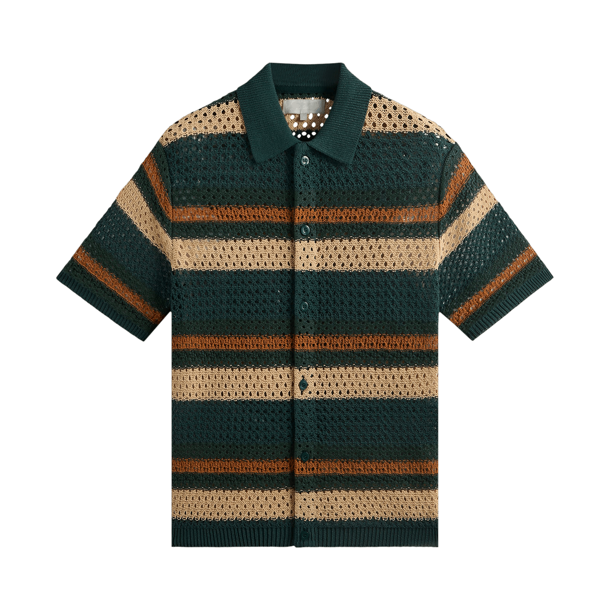 Kith Thompson Crochet Button Down Shirt 'Chronicle'