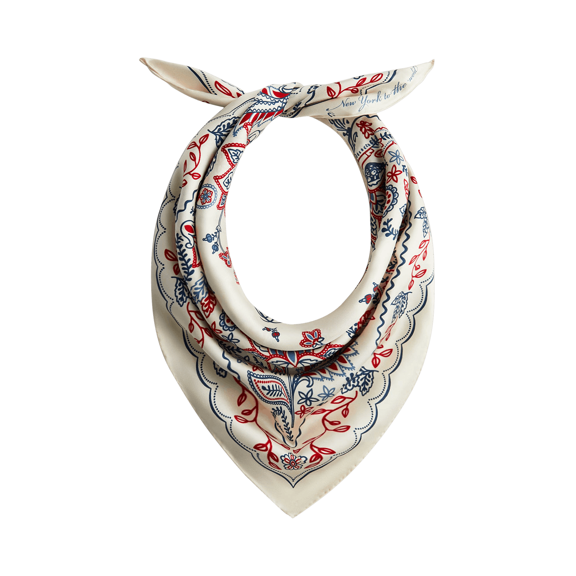 Kith Paisley Bandana Scarf 'Sandrift'