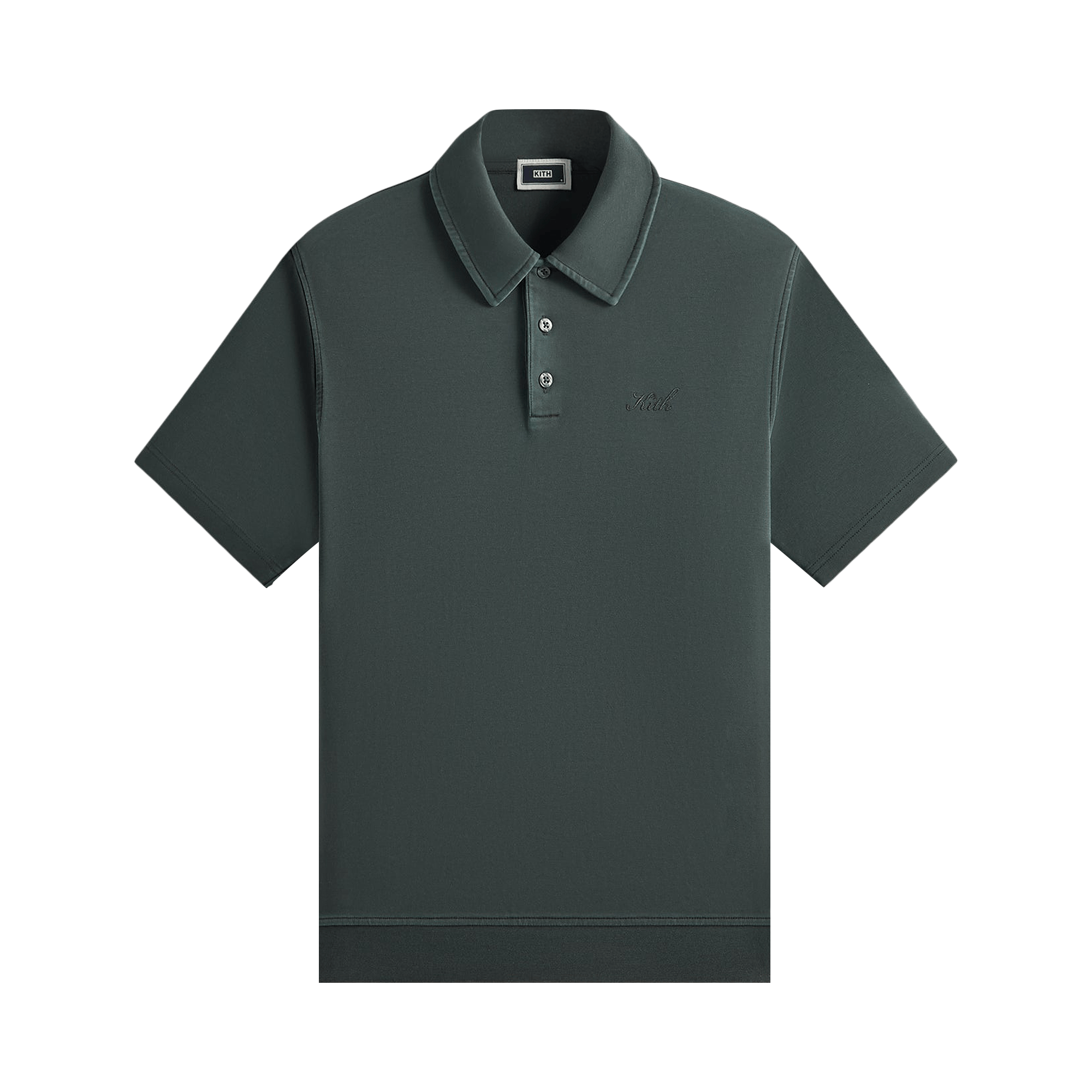 Kith Crystal Wash Interlock Graham Polo 'Machine'