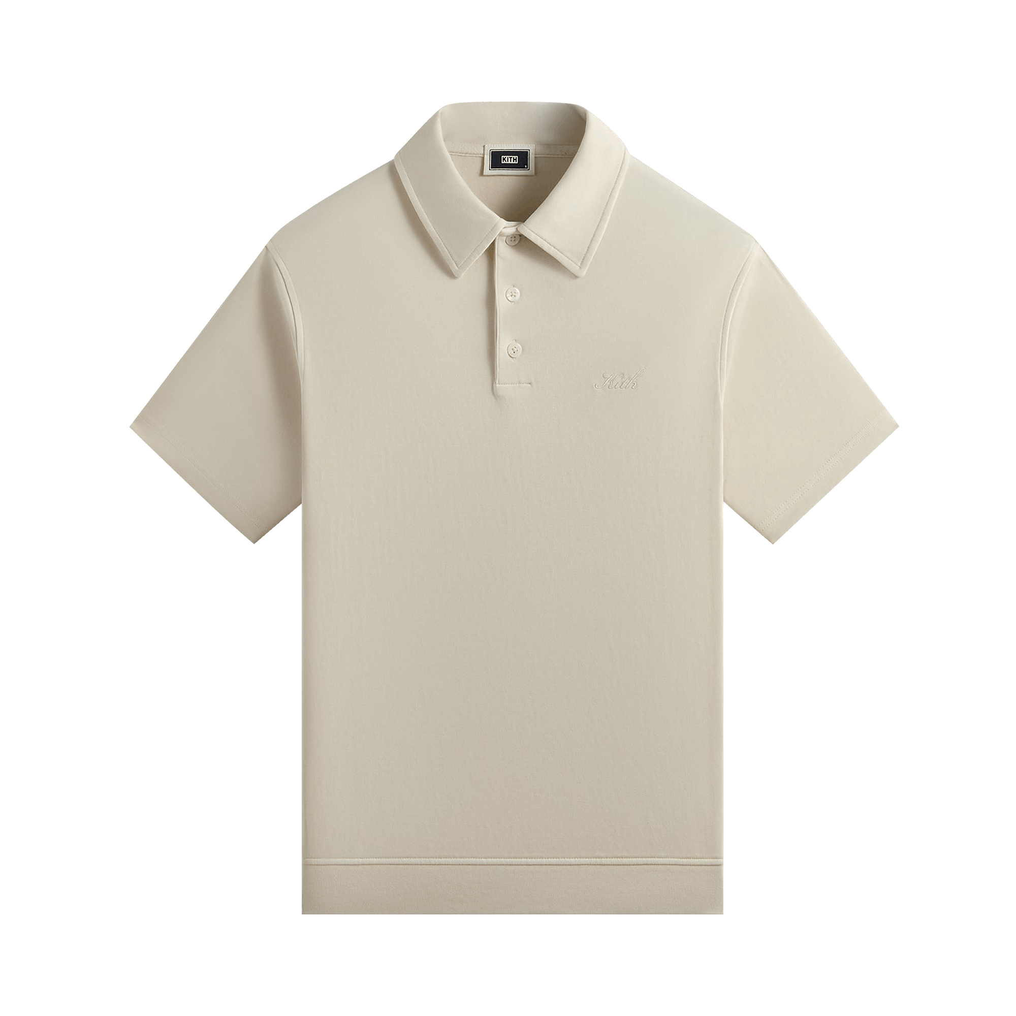 Kith Crystal Wash Interlock Graham Polo 'Sandrift'