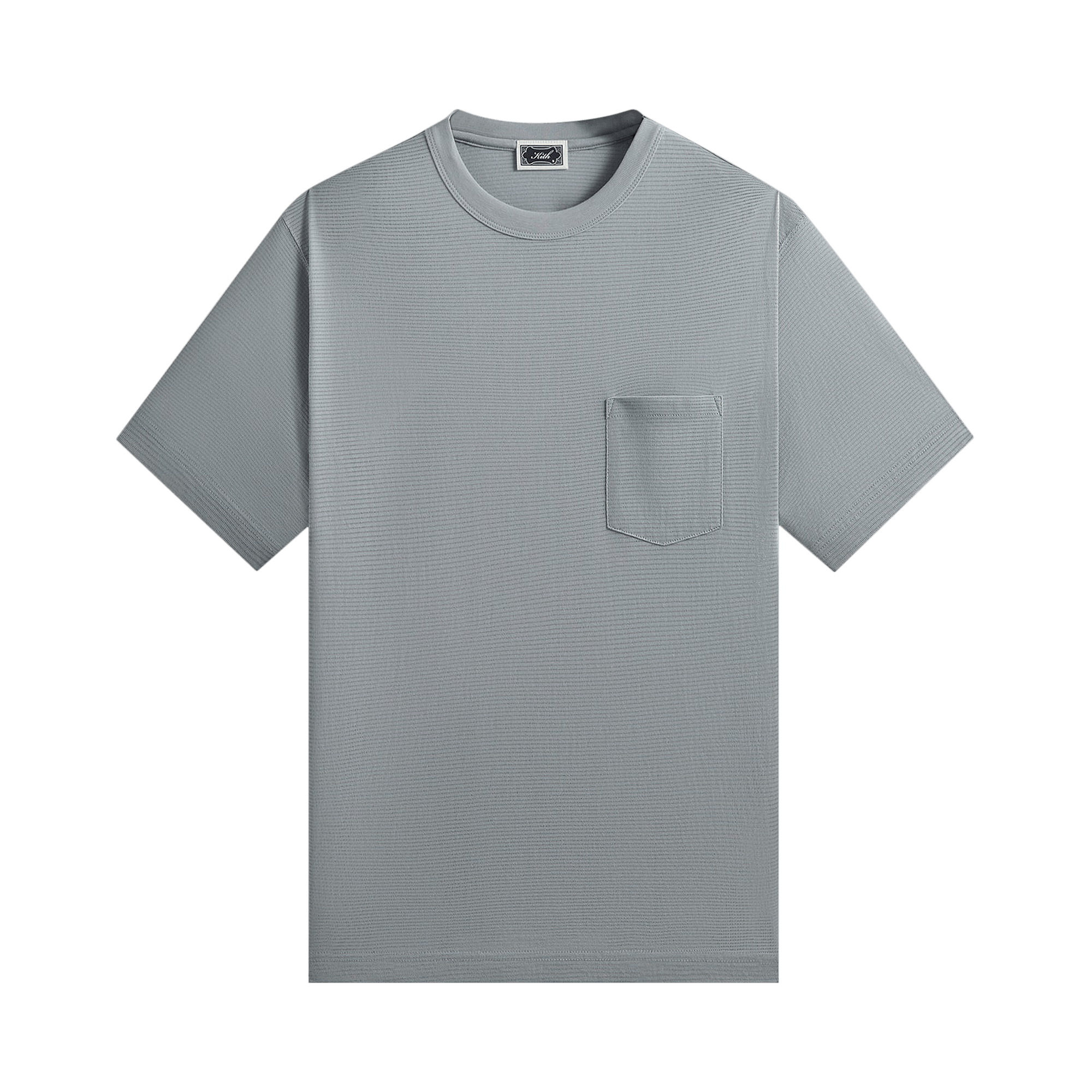 Kith Pointelle Mesh Leonard Pocket Tee 'Light Indigo'