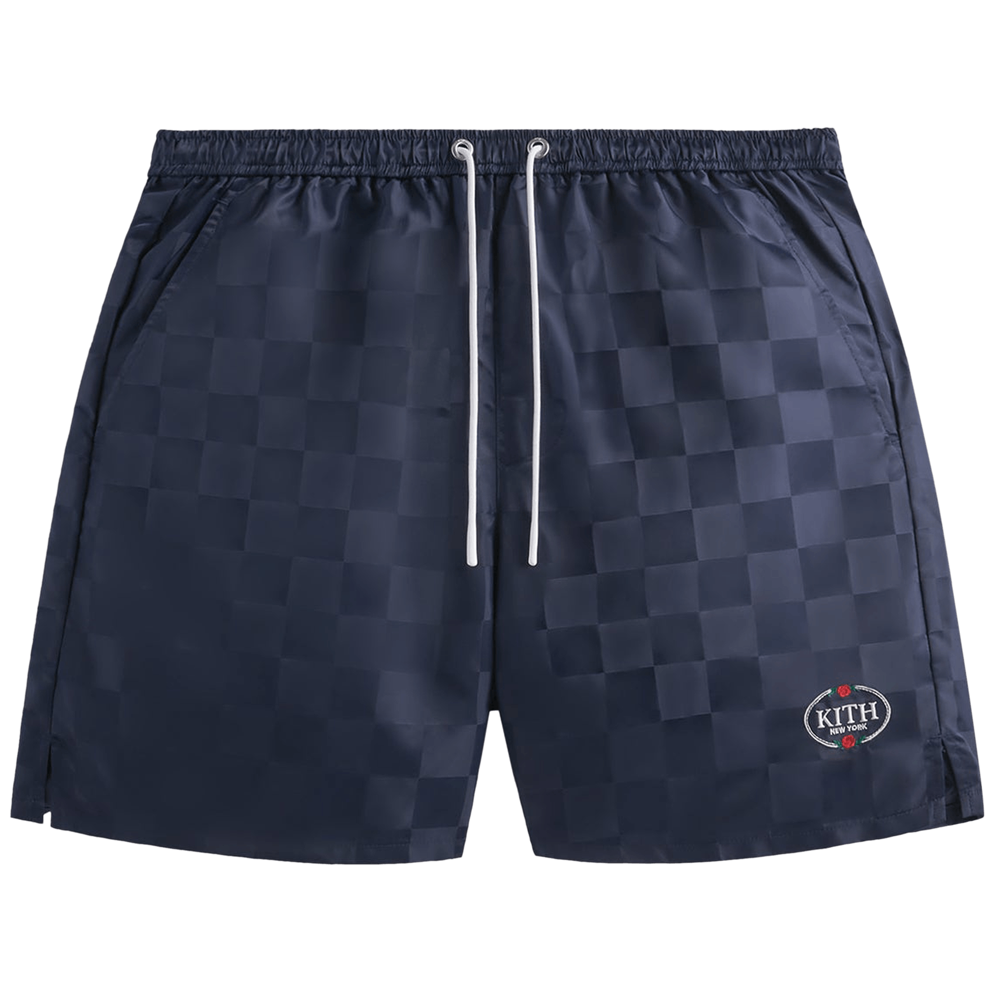 Kith Checkered Satin Collins Short 'Nocturnal'