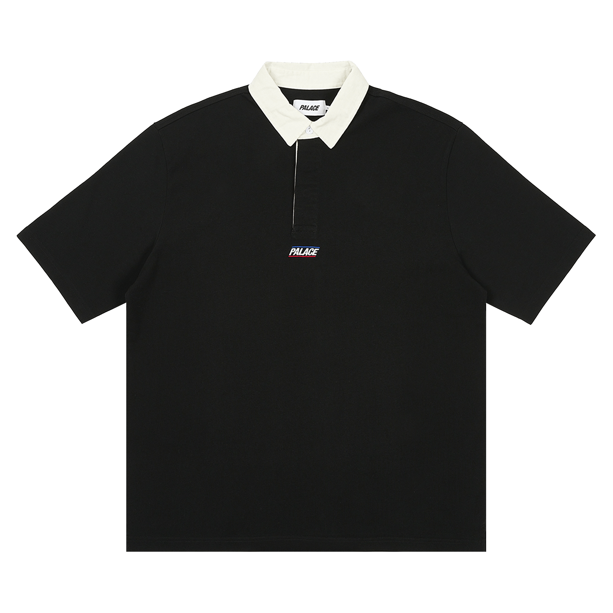 Palace Wide Rugby Polo 'Black'