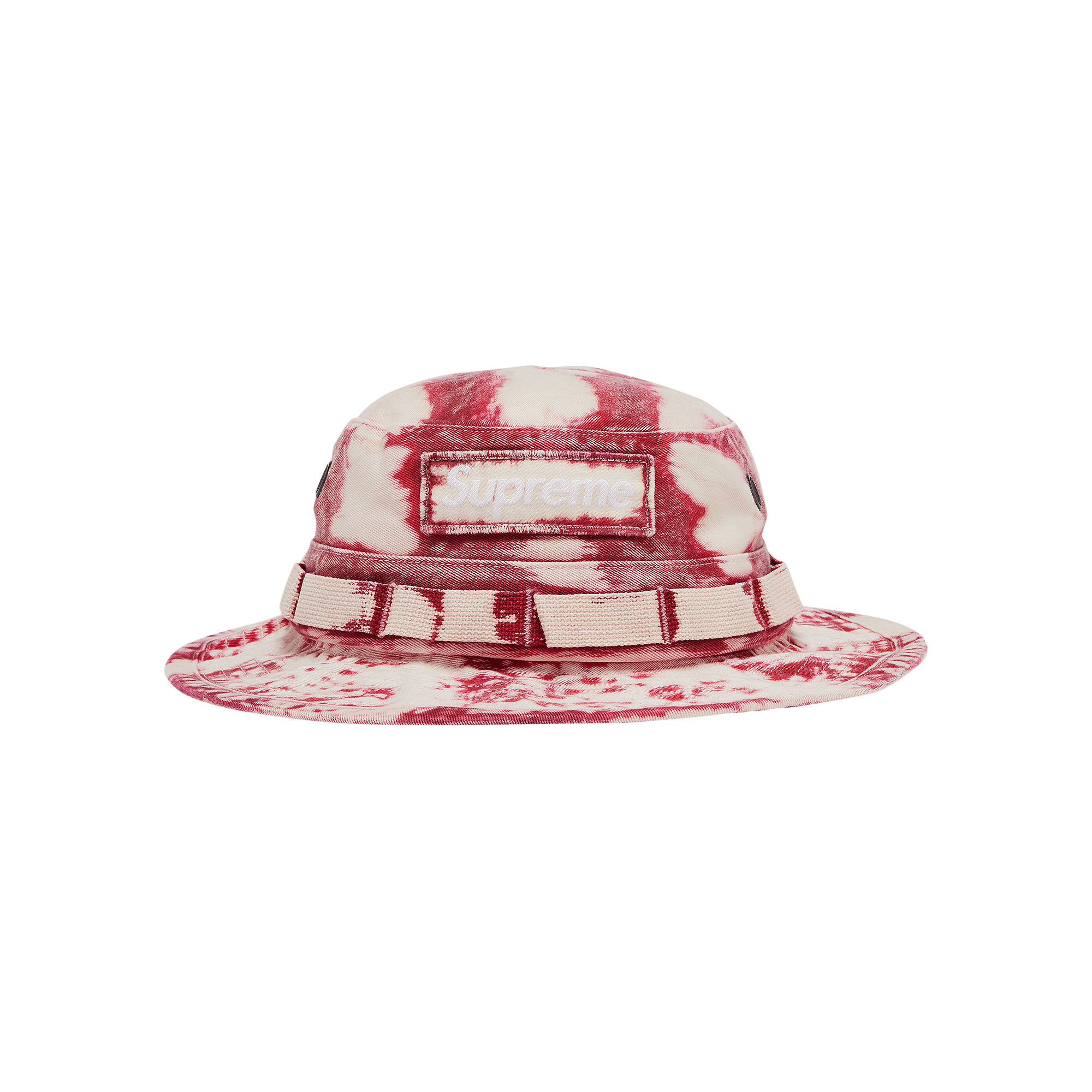 Supreme Bleached Chino Boonie 'Red'
