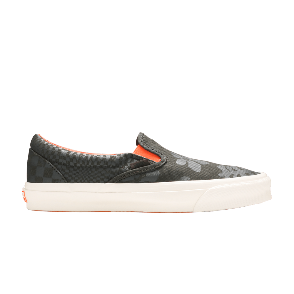 Porter-Yoshida & Co. x Vans OG Classic Slip-On LX 'Forest Night Floral Checkerboard'