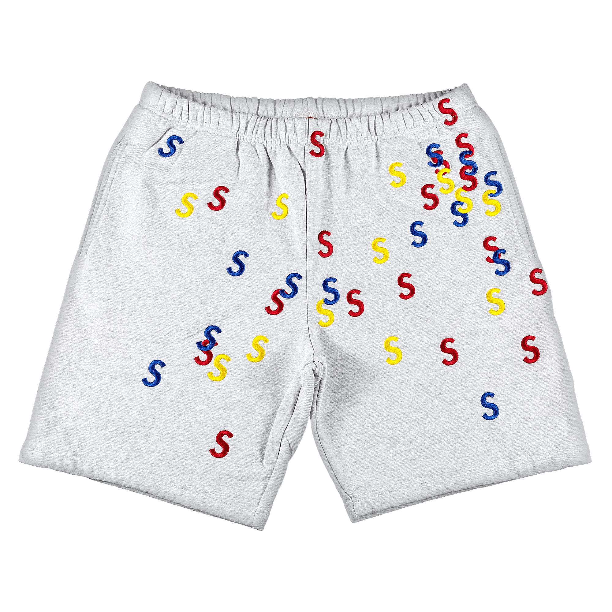Supreme Embroidered S Sweatshort 'Ash Grey'