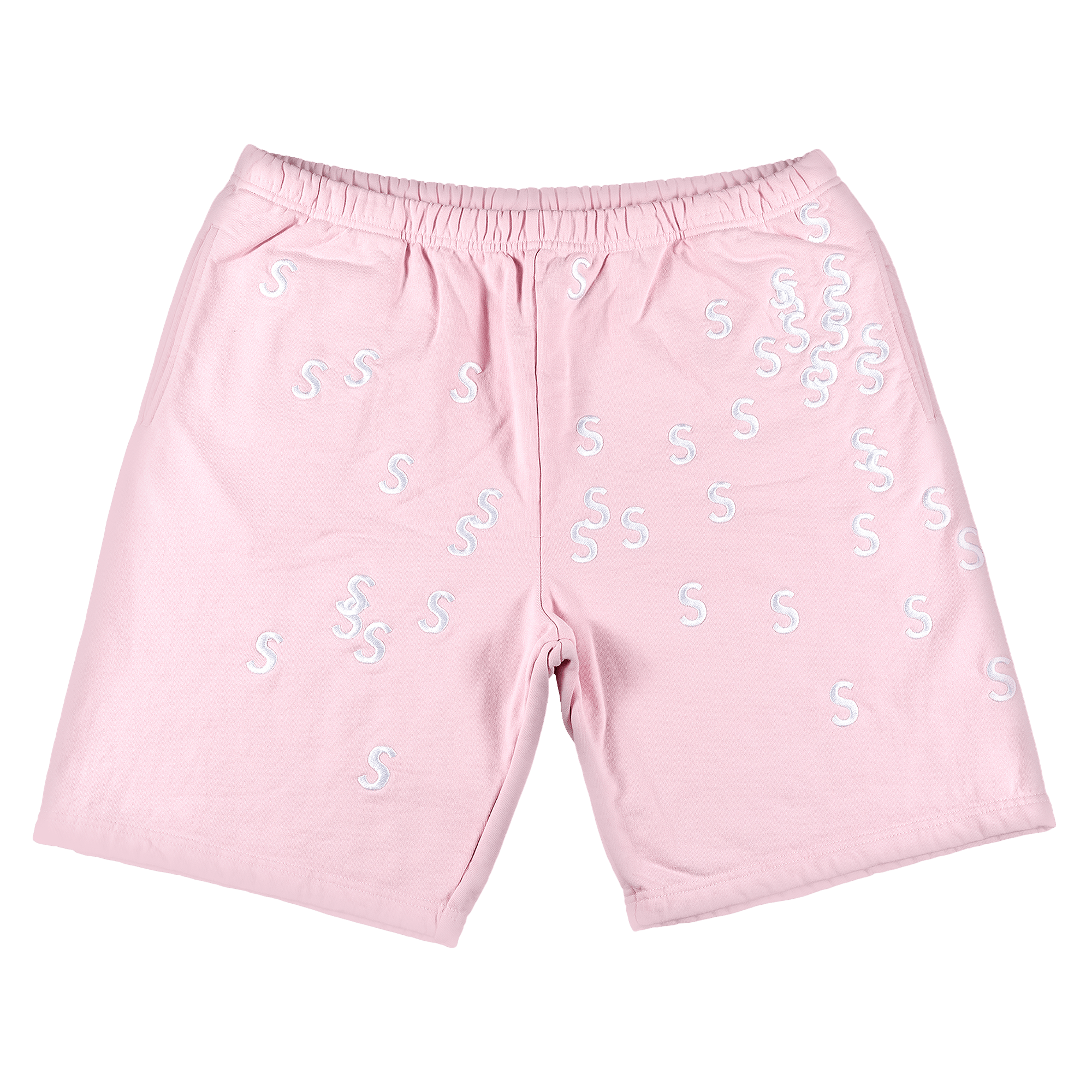 Supreme Embroidered S Sweatshort 'Light Pink'