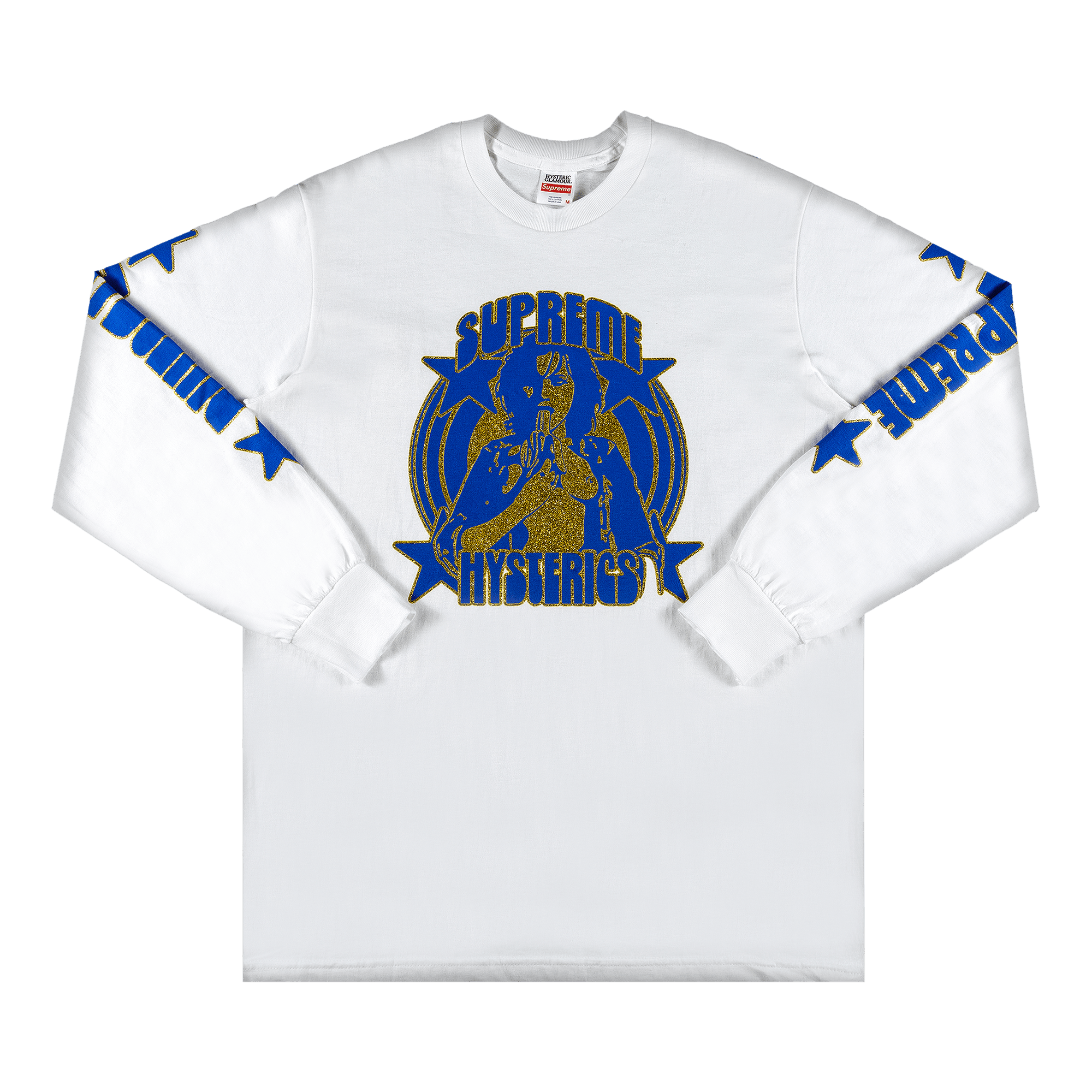 Supreme x Hysteric Glamour Long-Sleeve Tee 'White'
