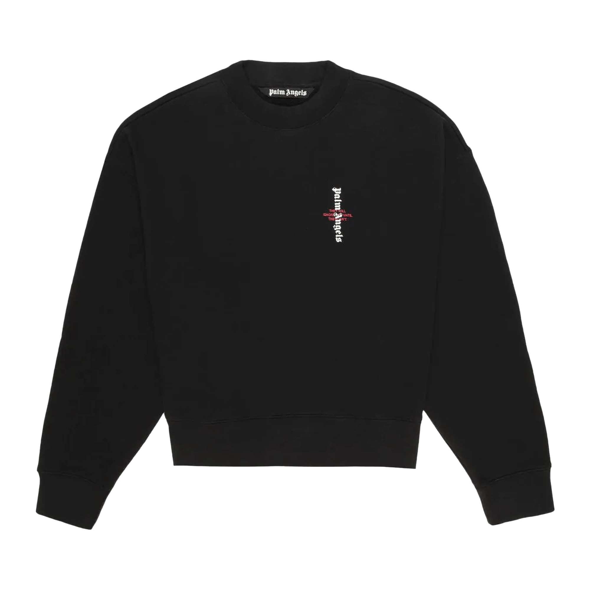 Palm Angels Statement Sweatshirt 'Black/White'