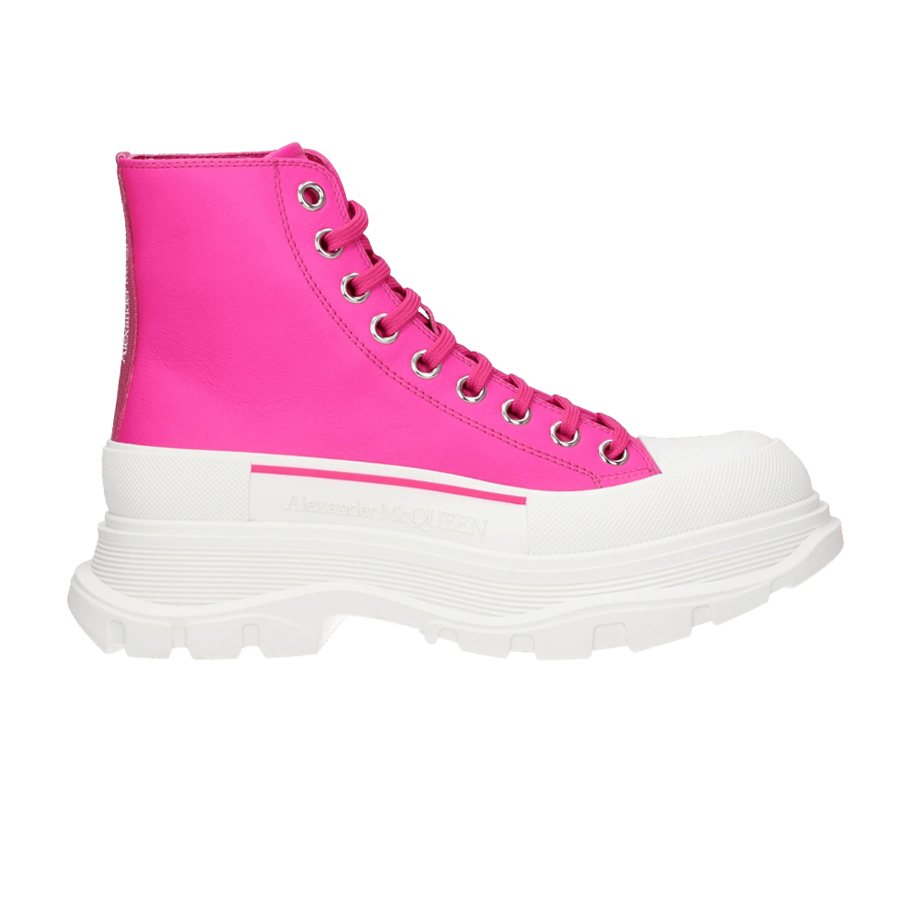 Alexander McQueen Wmns Tread Slick Boot 'Fuchsia'