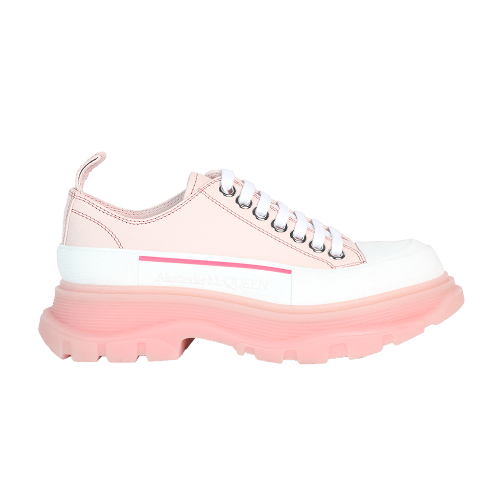 Alexander McQueen Wmns Tread Slick Lace Up 'Tea Rose White'