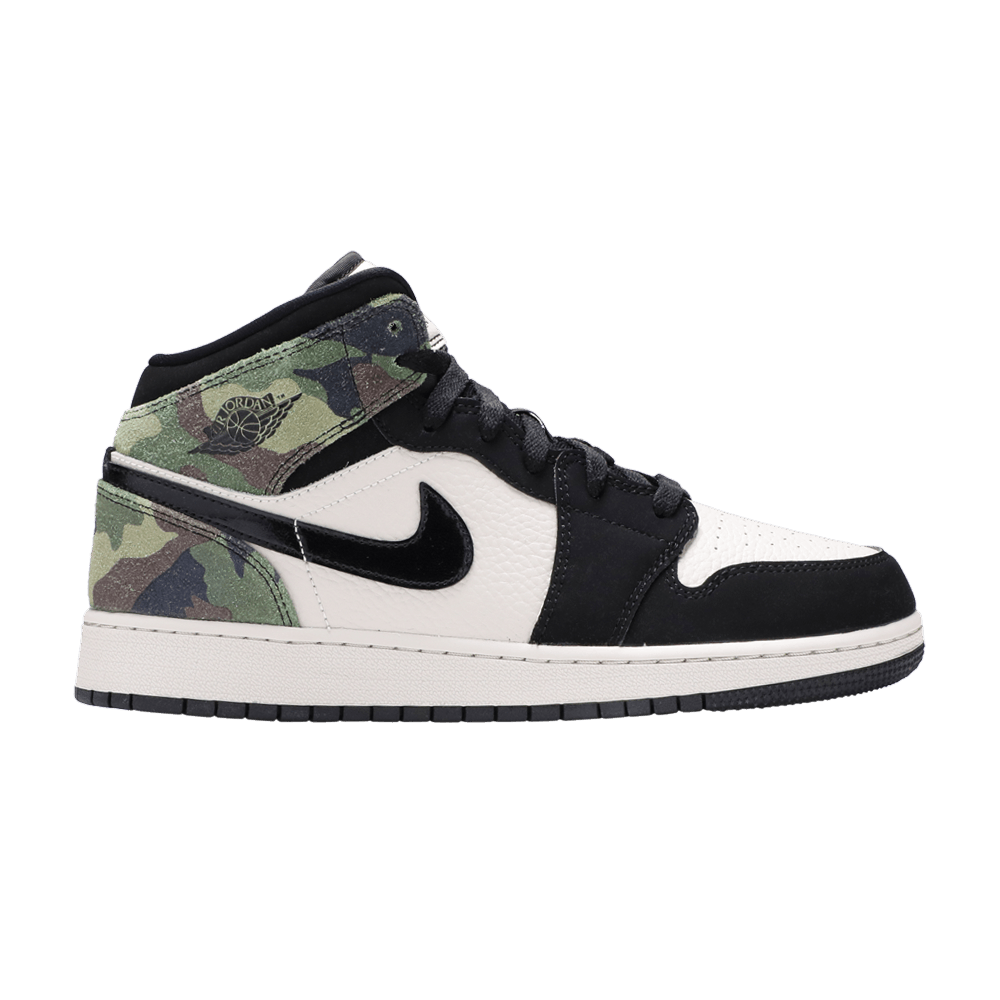 Air Jordan 1 Mid SE GS 'Camo'