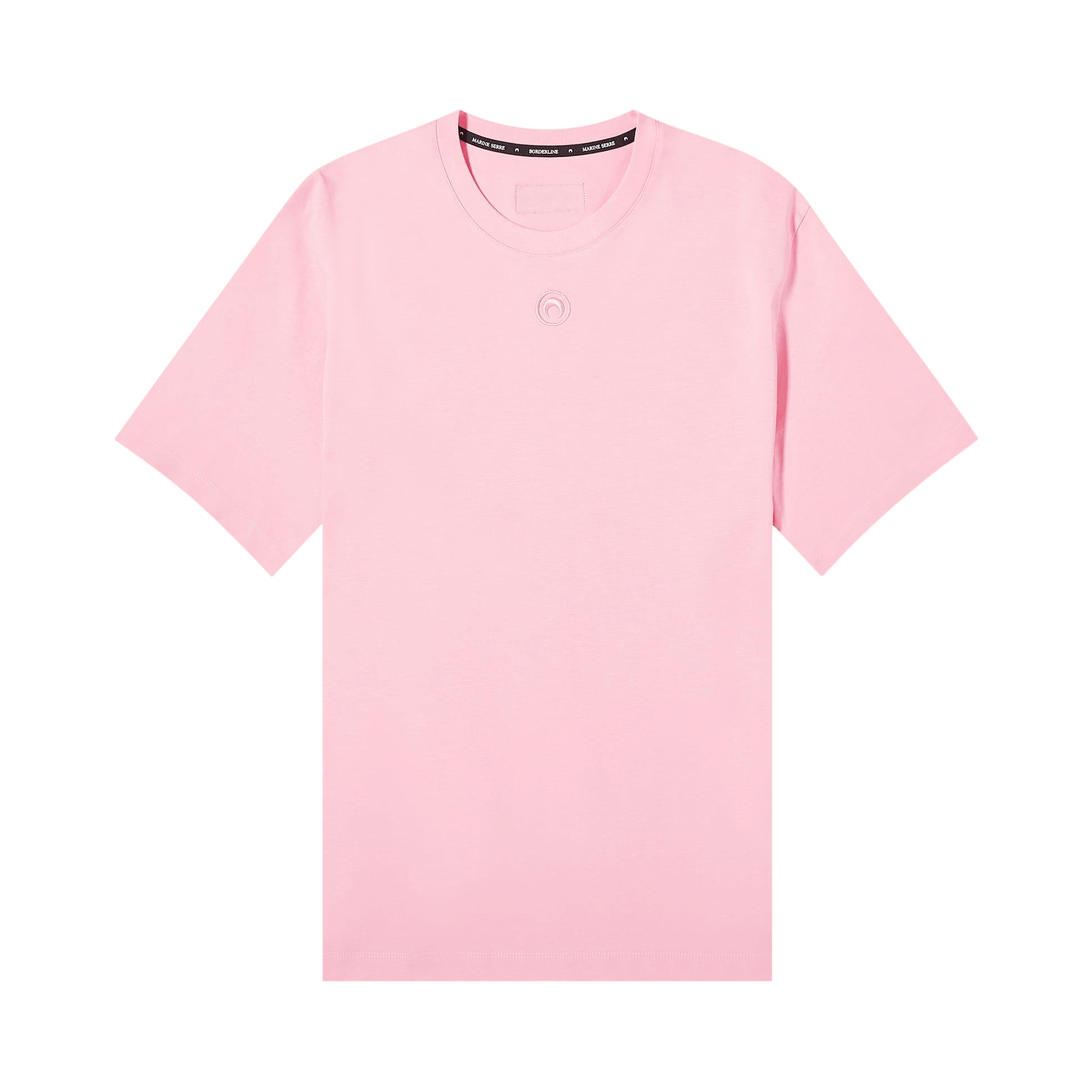 MARINE SERRE ピンク 月模様 Tシャツ Marine Serre Pink Logo-Print Organic Cotton T-Shirt Marine Serre