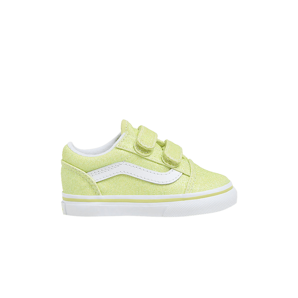 Vans Old Skool V Toddler 'Glitter - Lime Sherbet'