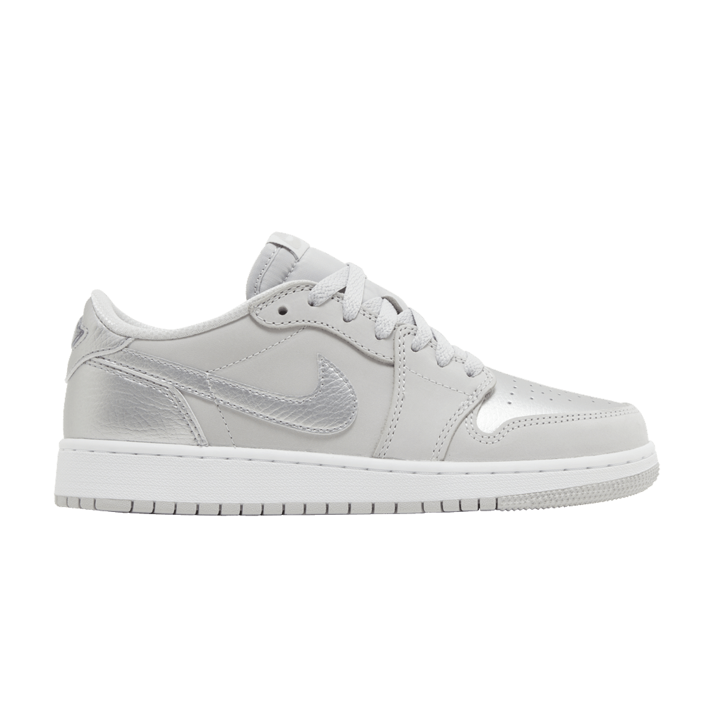 Air Jordan 1 Retro Low OG GS 'Metallic Silver'
