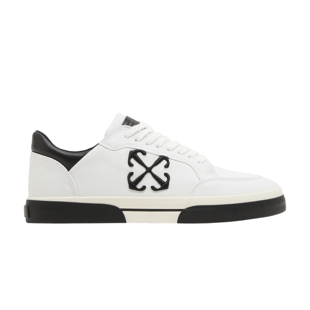 スニーカー Off-White OMIA293S24FAB001 NEW LOW CANVAS Sneakers Buy Off-White New Low Vulcanized 'White Black