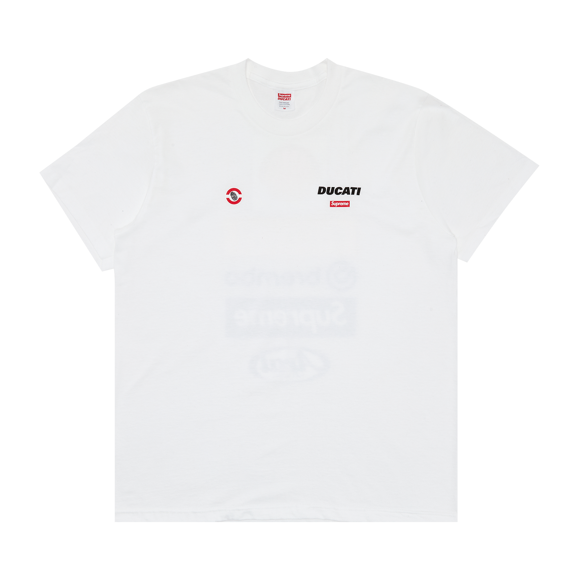 Supreme x Ducati Logos Tee 'White'