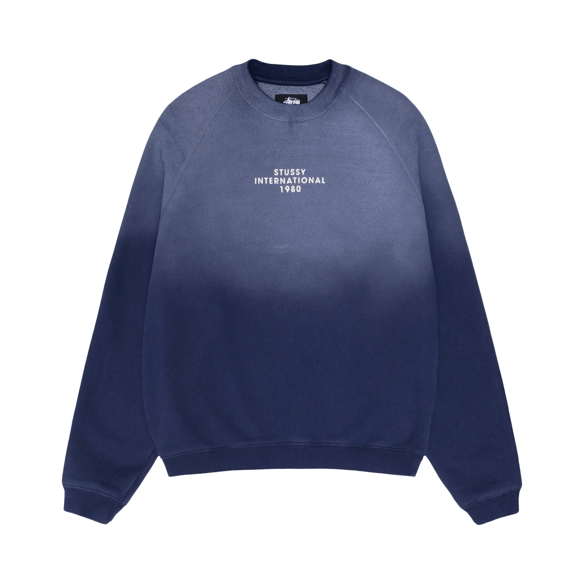 Stussy Raglan Sleeve Crew 'Navy'