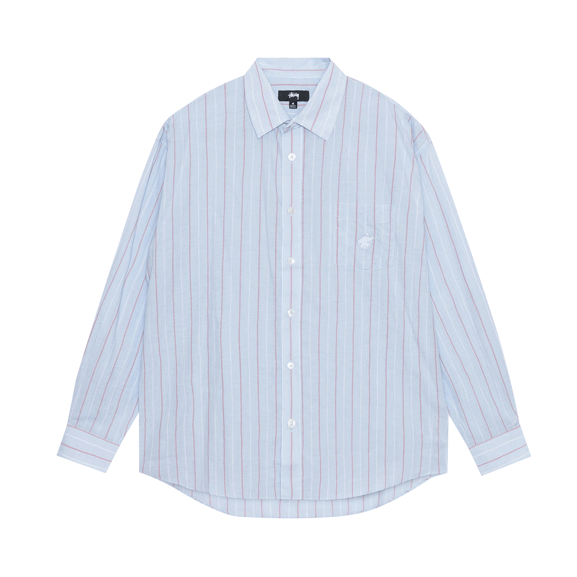 Stussy Classic Striped Shirt 'Light Blue'