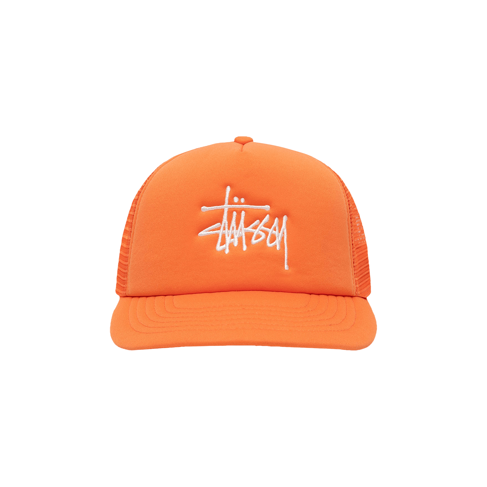 Stussy Trucker Big Basic Snapback 'Orange'