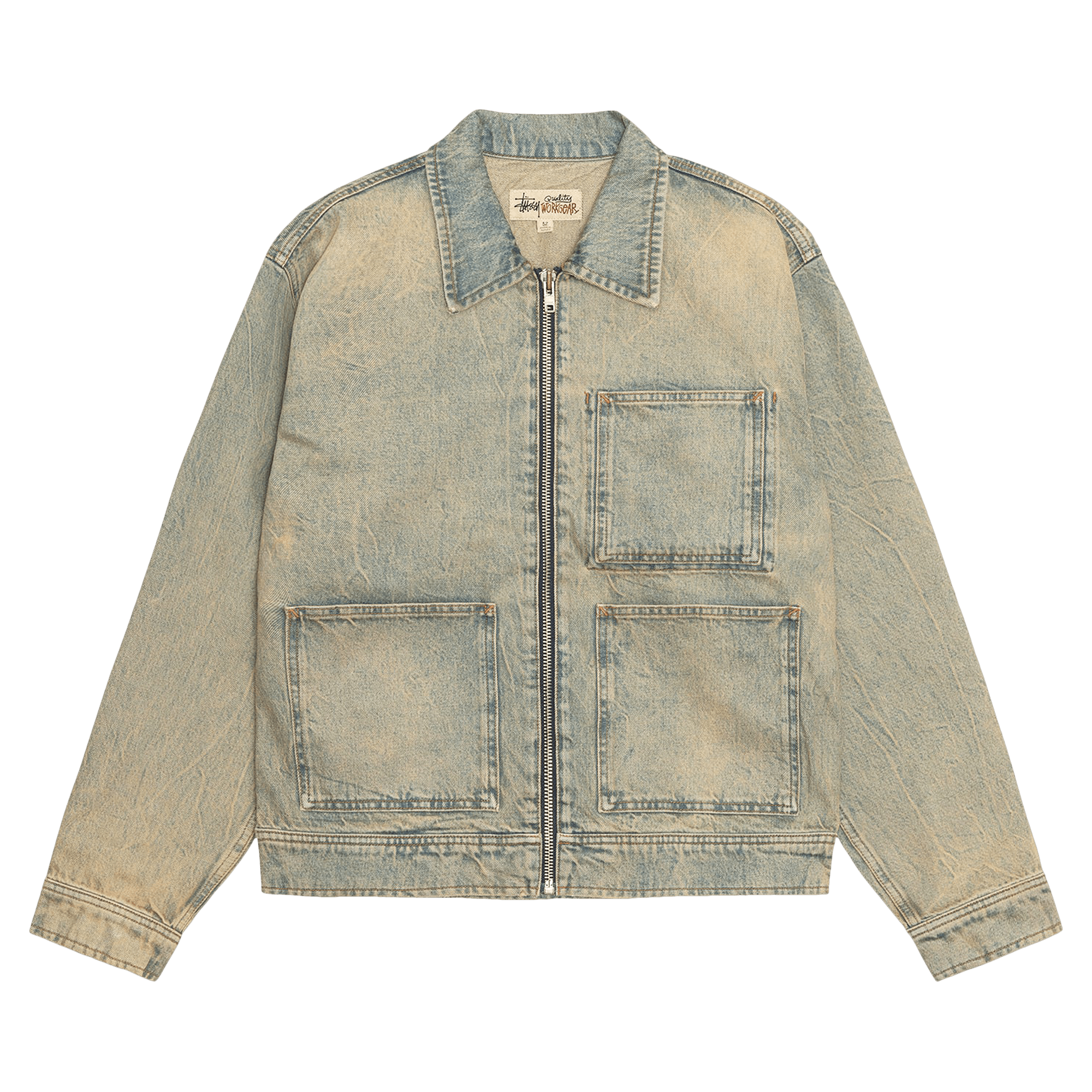 Stussy Zip Work Jacket 'Beach Wash'
