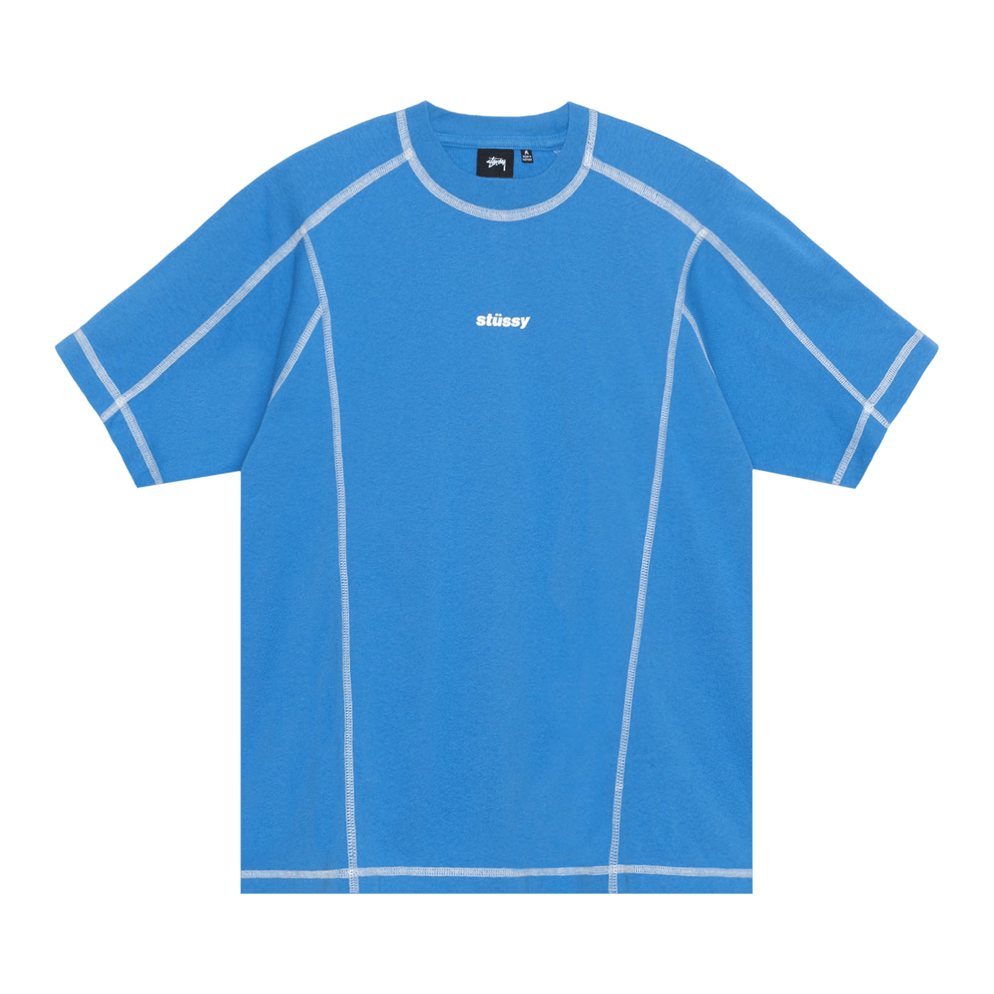 Stussy Wave Short-Sleeve Crew 'Blue'