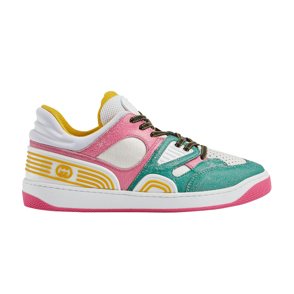 Gucci Wmns Basket 'White Pink Green'
