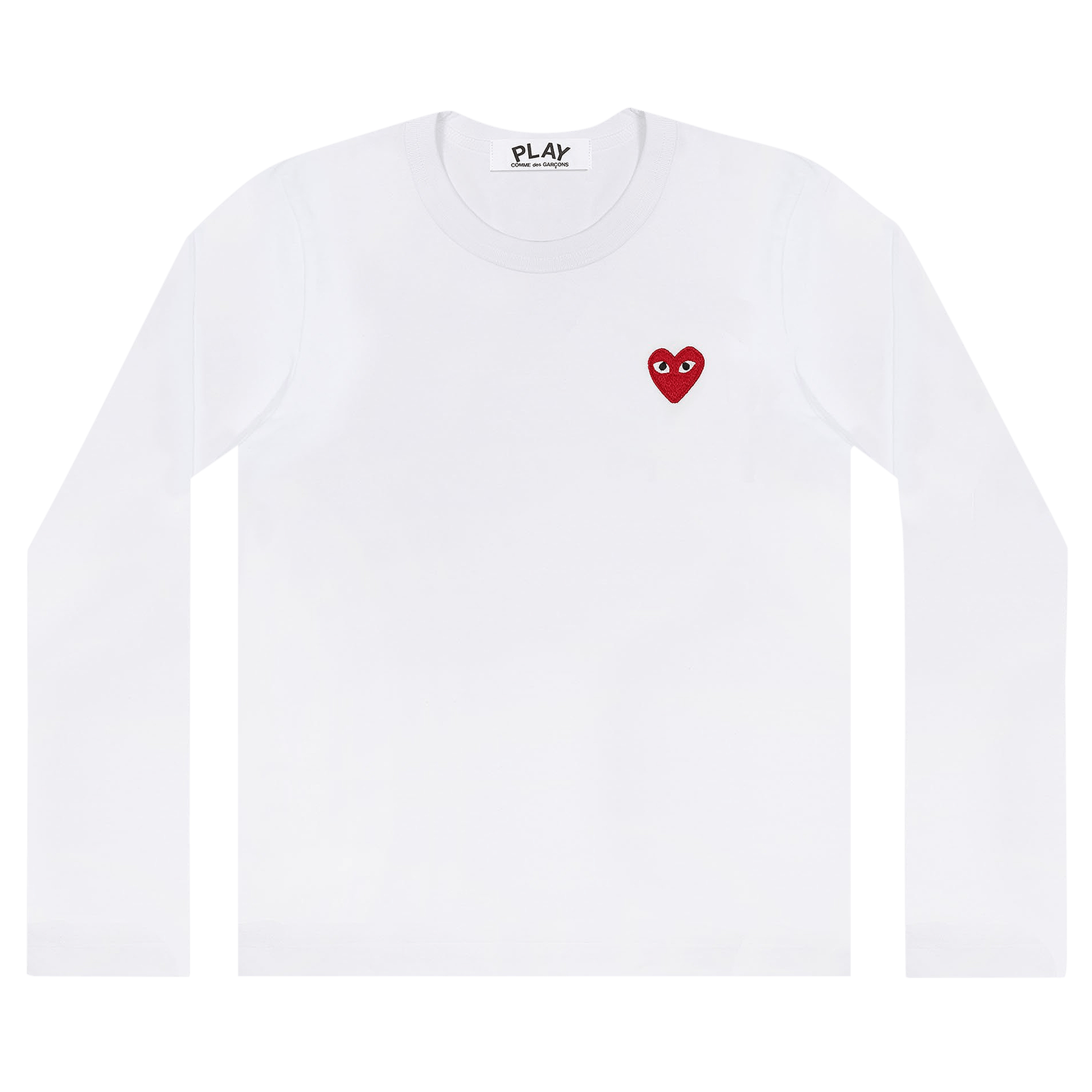 Comme des Garçons PLAY Heart Long-Sleeve T-Shirt 'White'