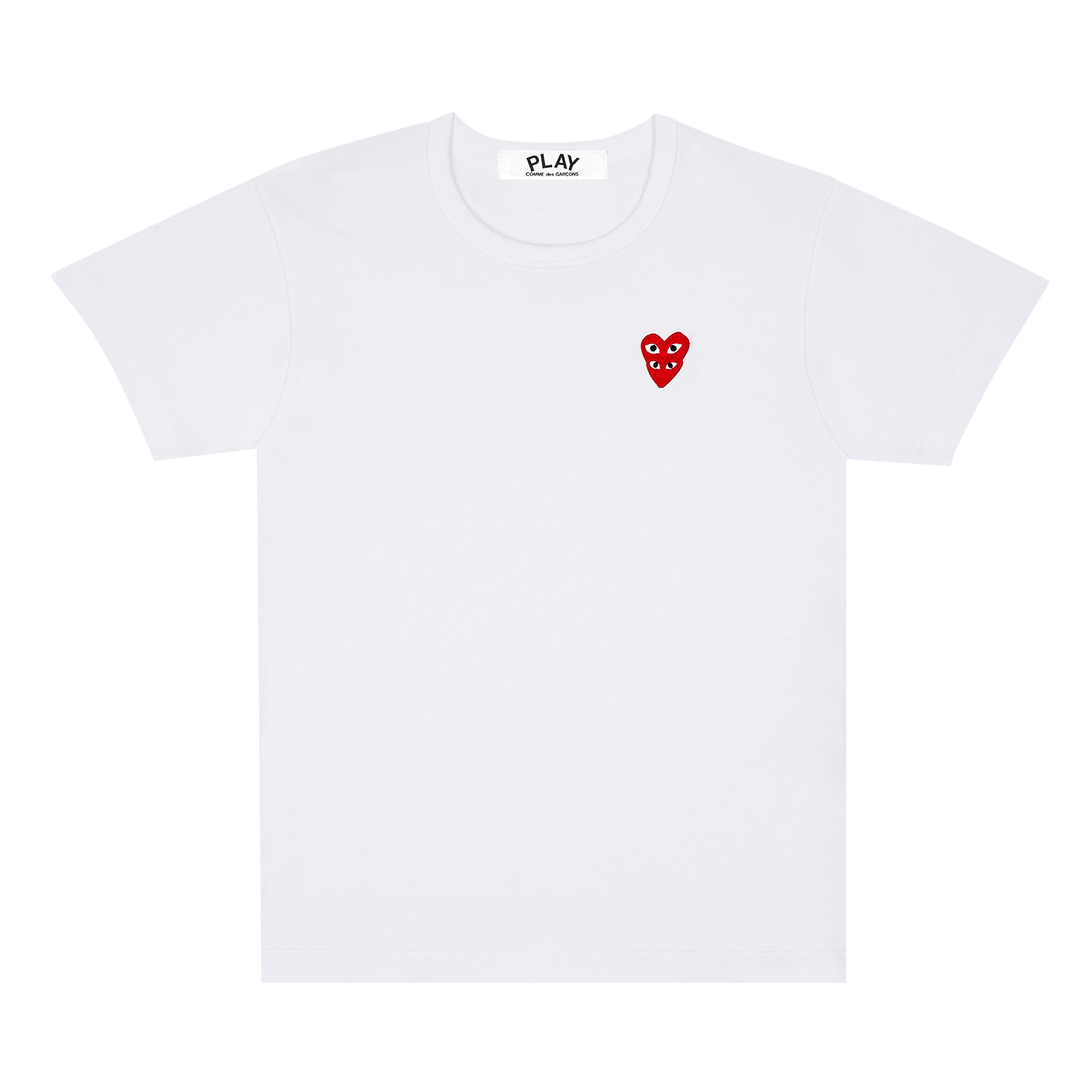 Comme des Garçons PLAY Double Heart T-Shirt 'White'