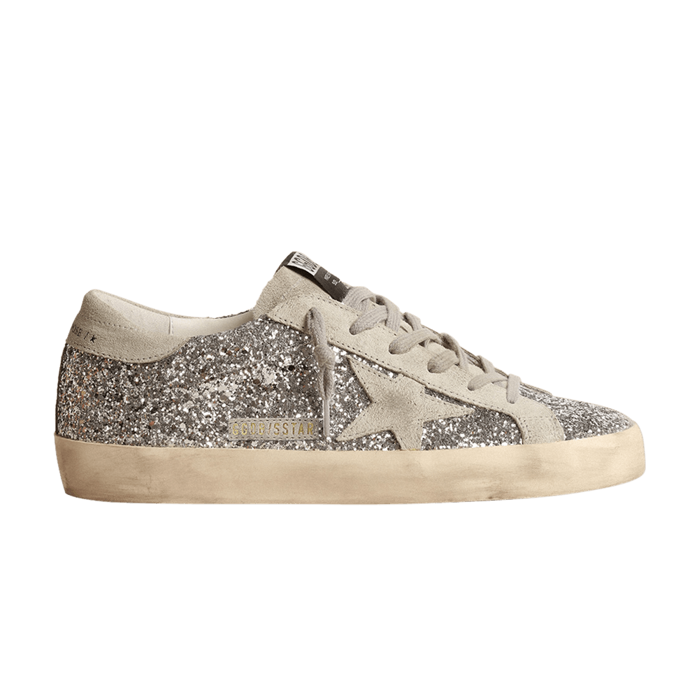 Golden Goose Wmns Superstar 'Silver Ice Grey Glitter'