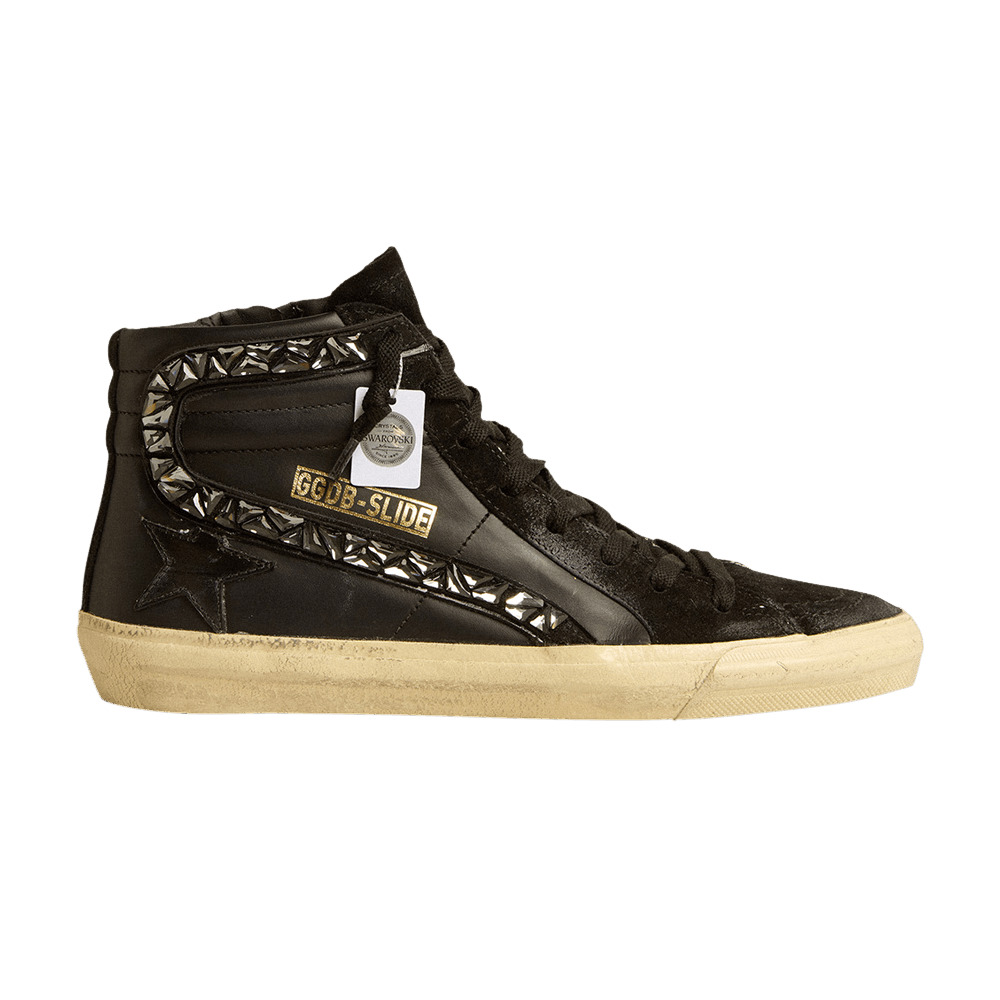 Swarovski x Golden Goose Wmns Slide Sneaker 'Black Flash'