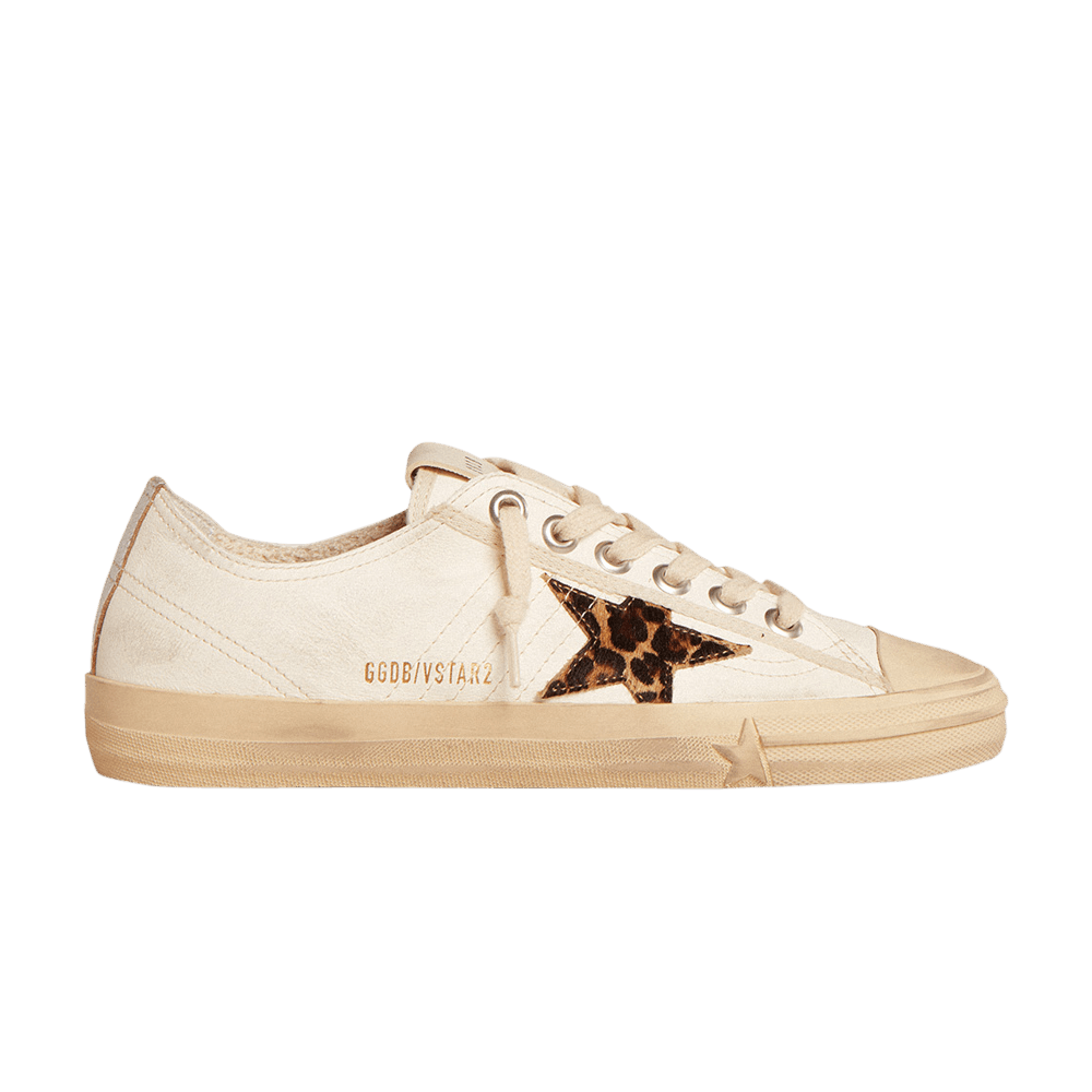 Golden Goose Wmns V-Star LTD 'Beige Brown Leopard'