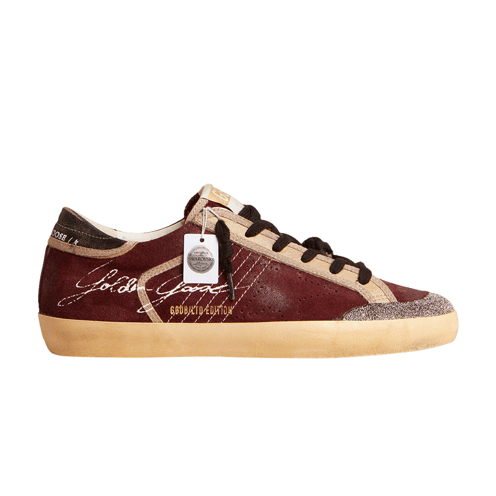 Swarovski x Golden Goose Wmns Superstar Penstar LAB 'Burgundy'
