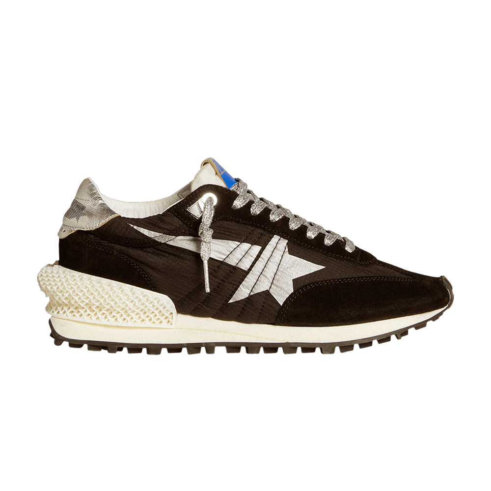 Golden Goose Wmns Marathon 'Black Metallic Silver'