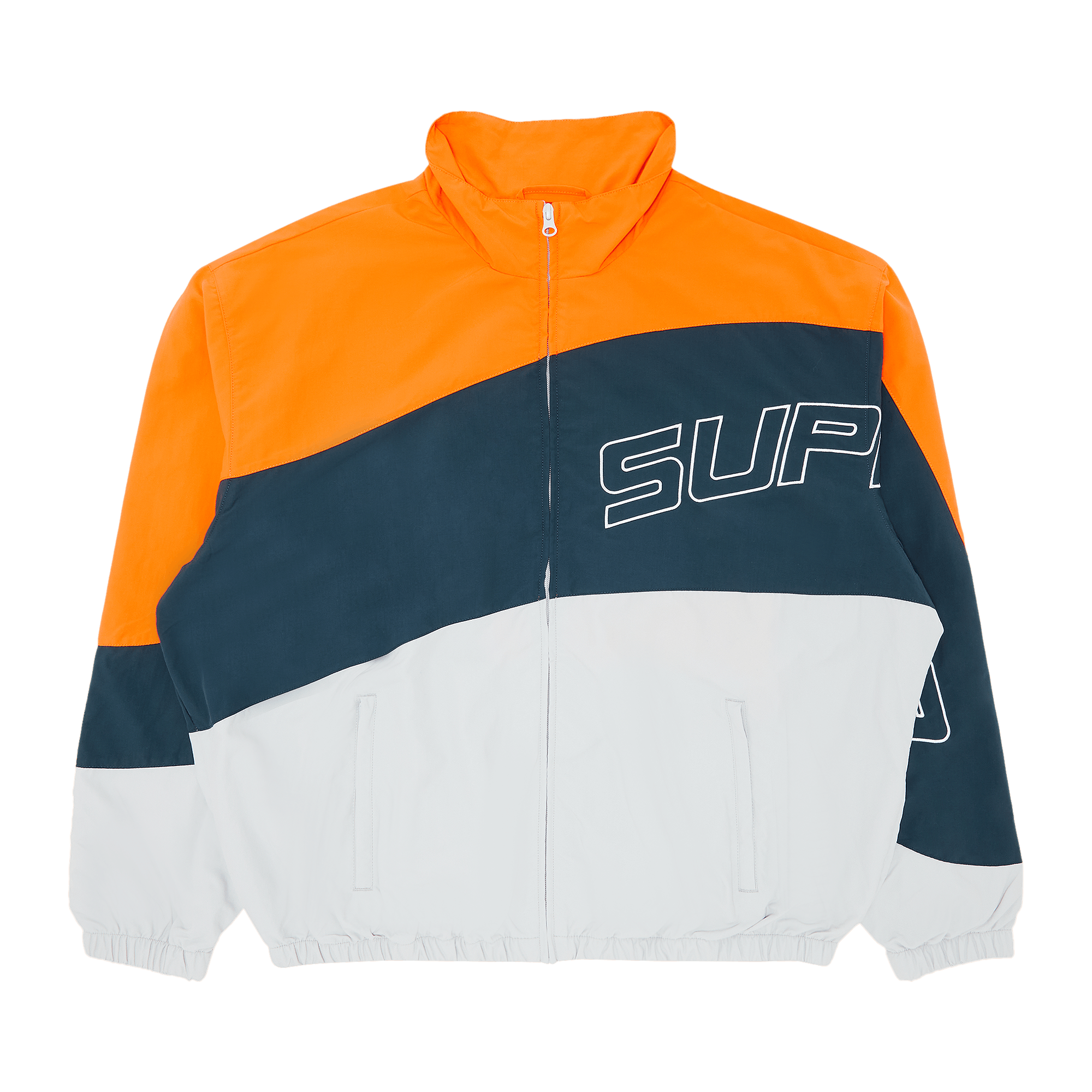 Supreme Curve Track Jacket 'Grey'