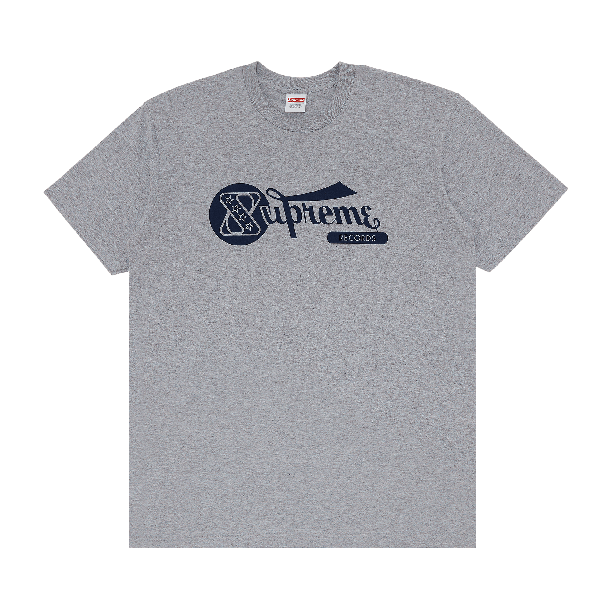 Supreme Records Tee 'Heather Grey'