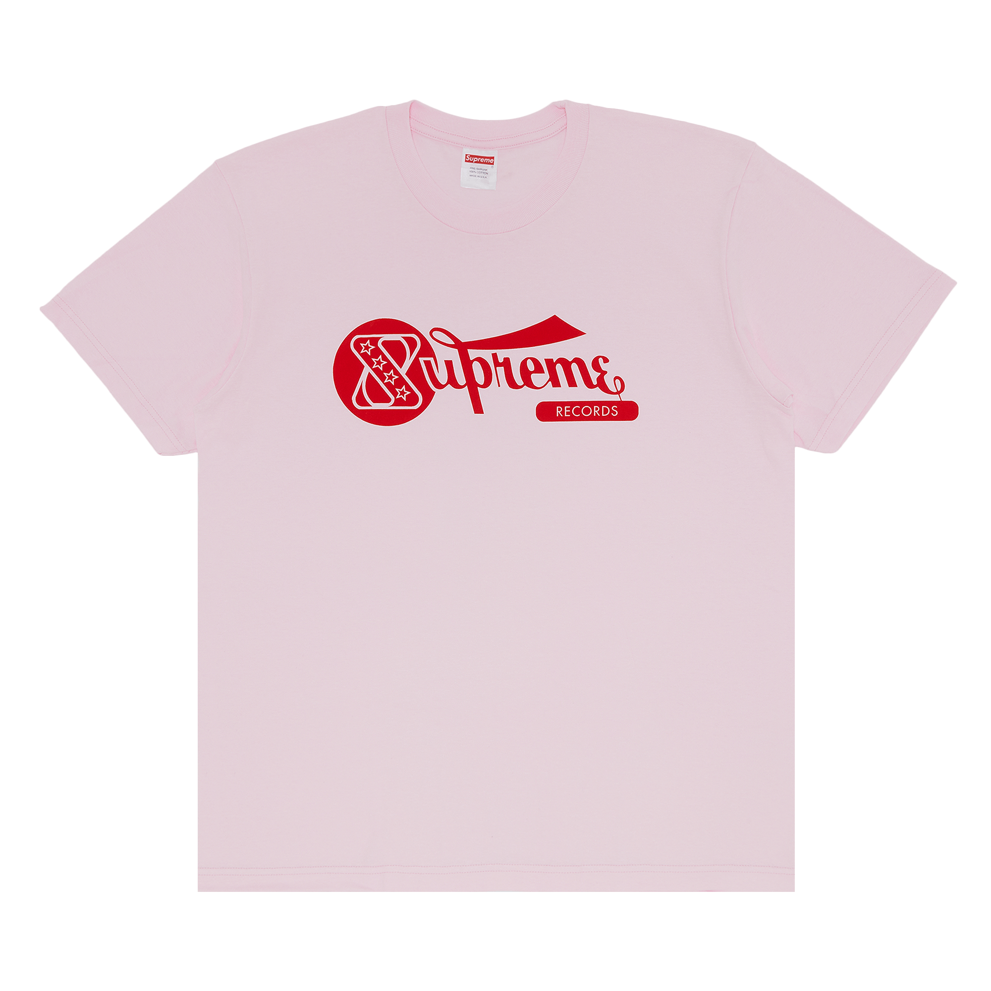 Supreme Records Tee 'Light Pink'