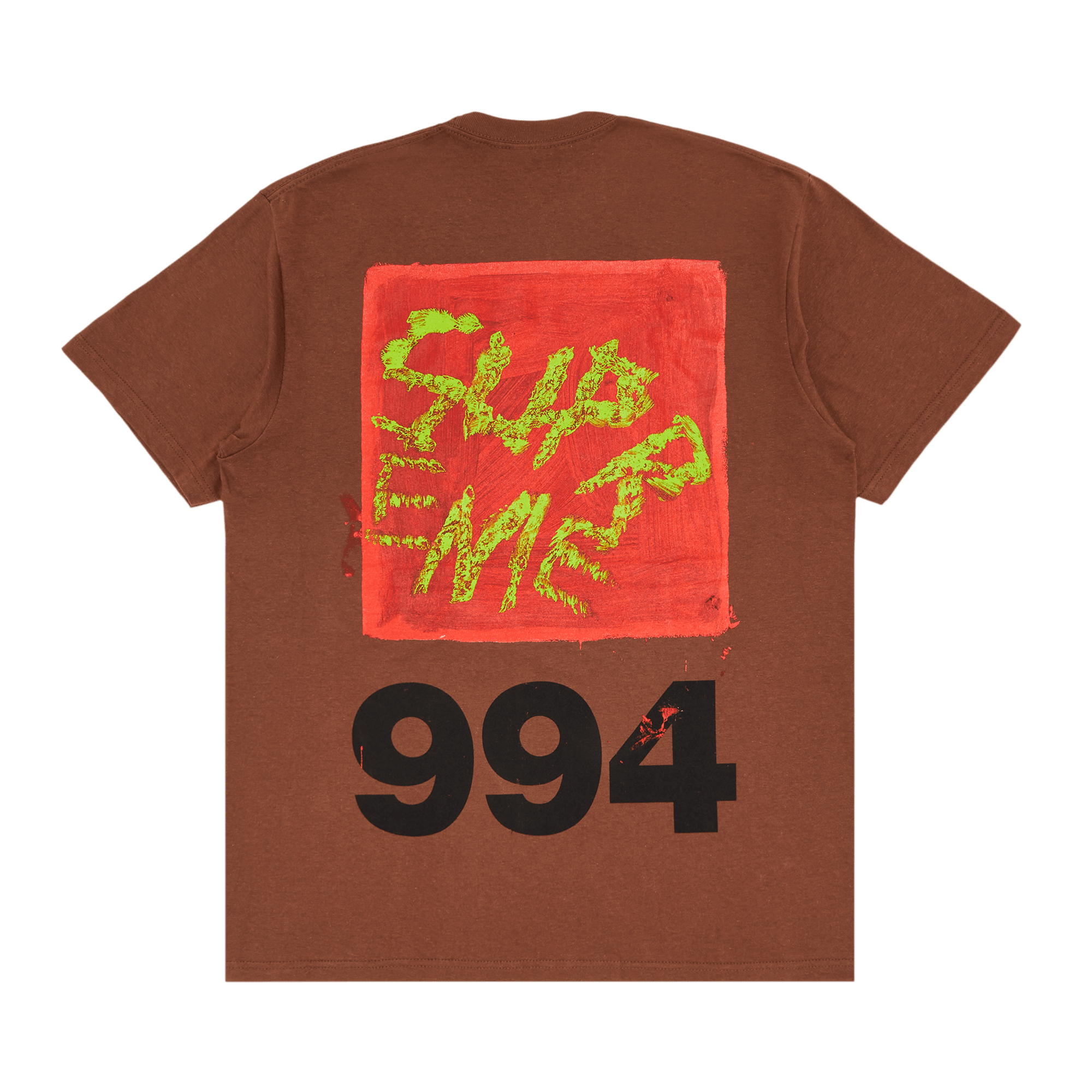 Supreme Paint Tee 'Brown'