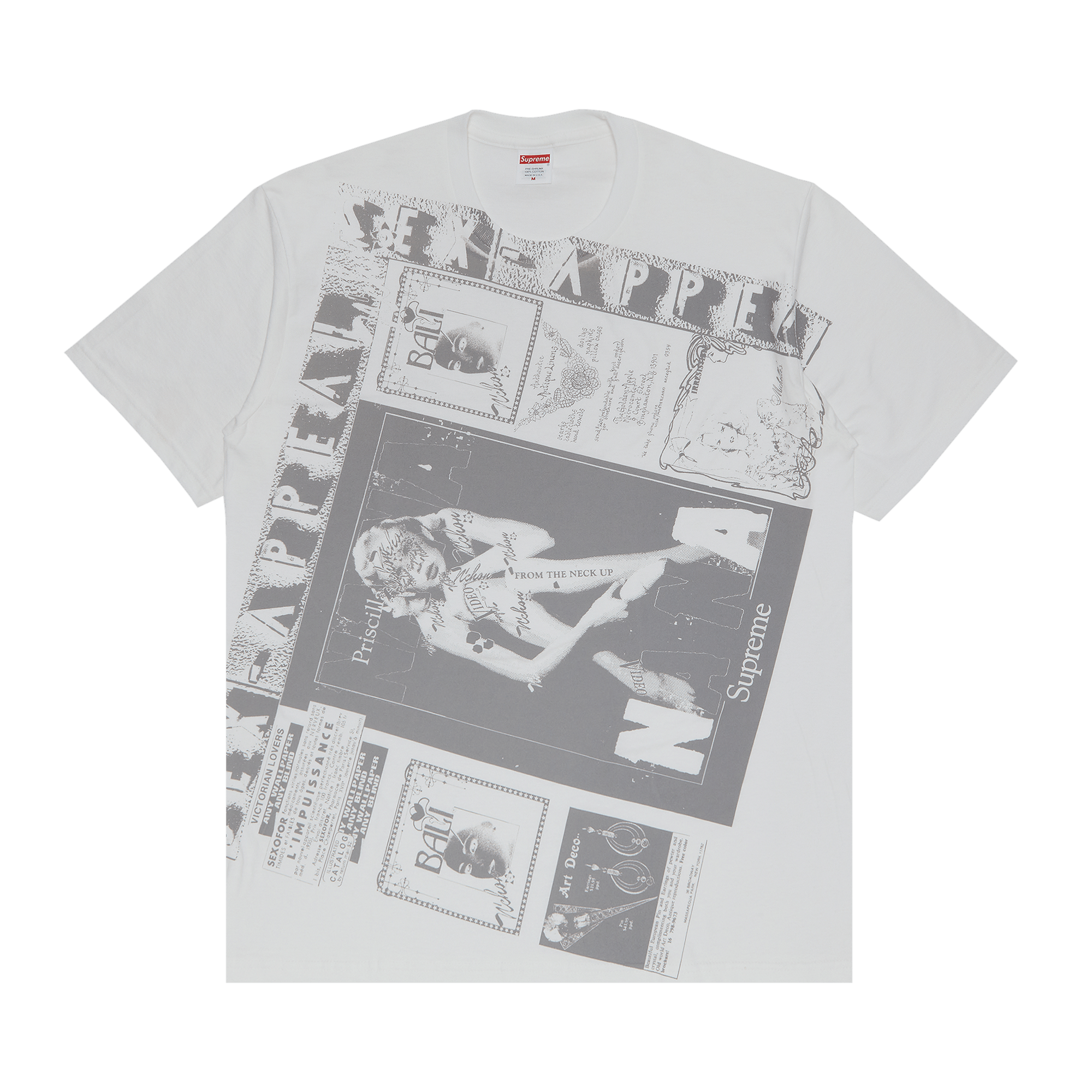 Supreme Collage Tee 'White'